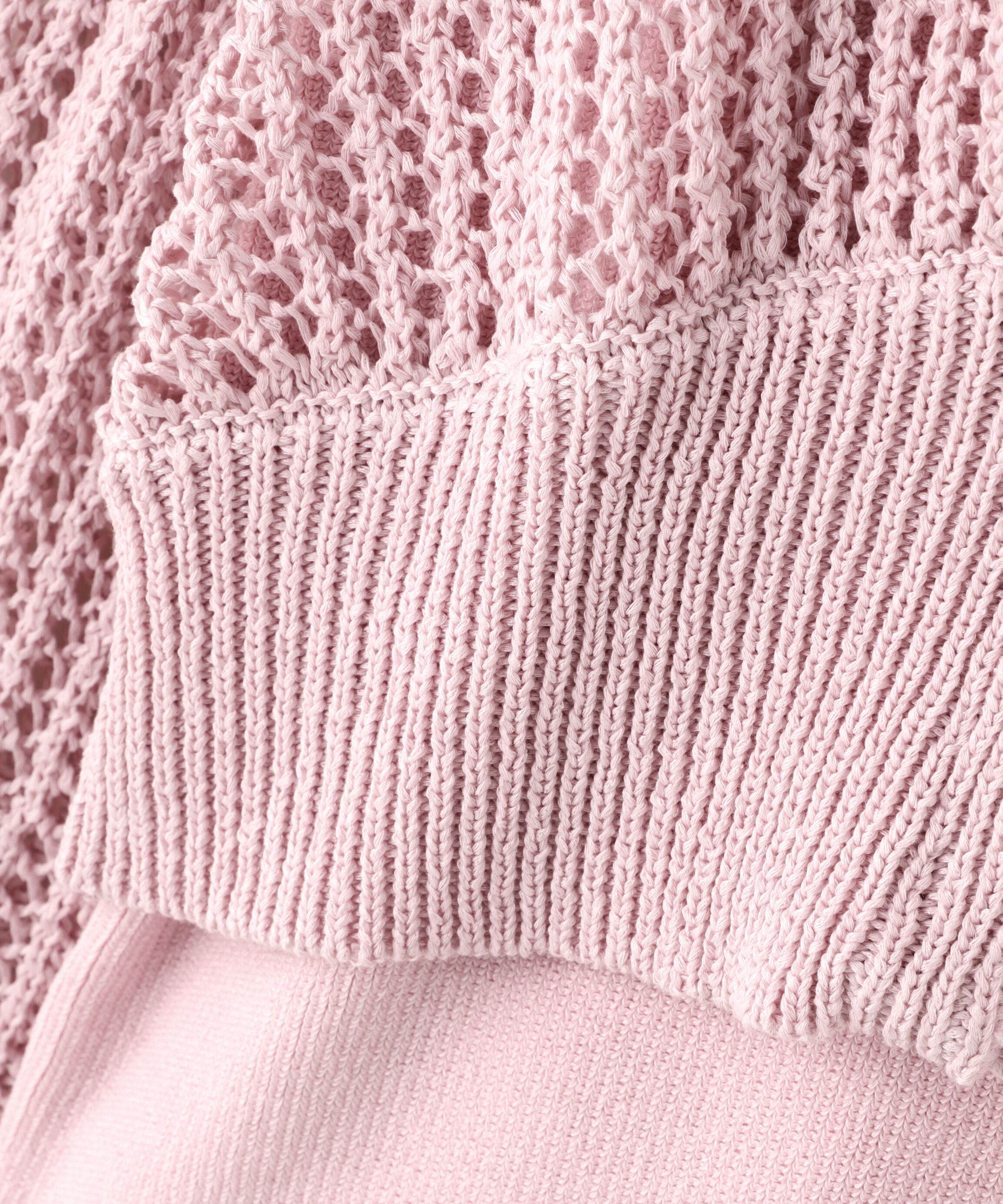  「アメスリレイヤードメッシュカーディガン」|ニット・セーター|