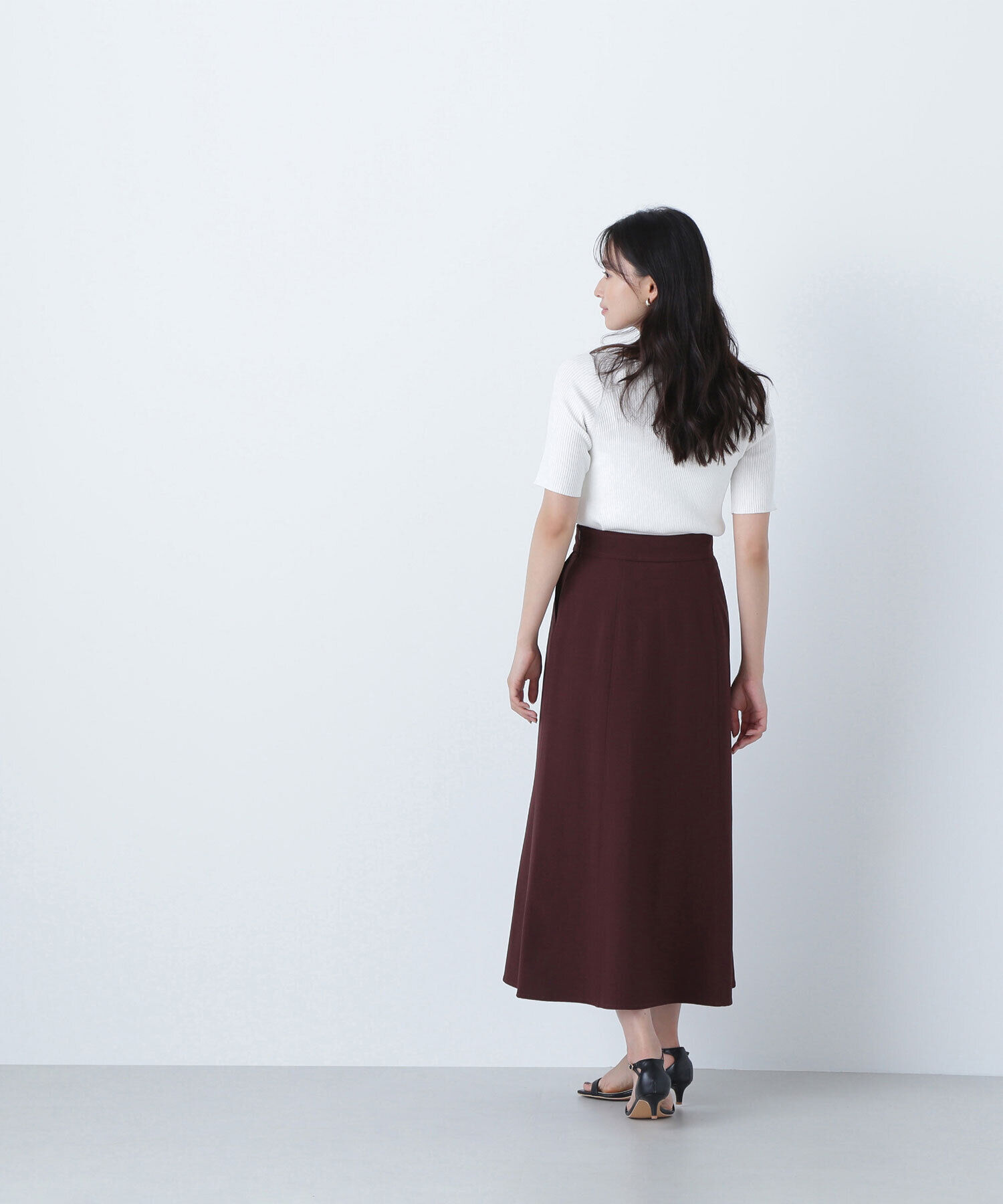  「ラグランハートネックニット」|ニット・セーター|