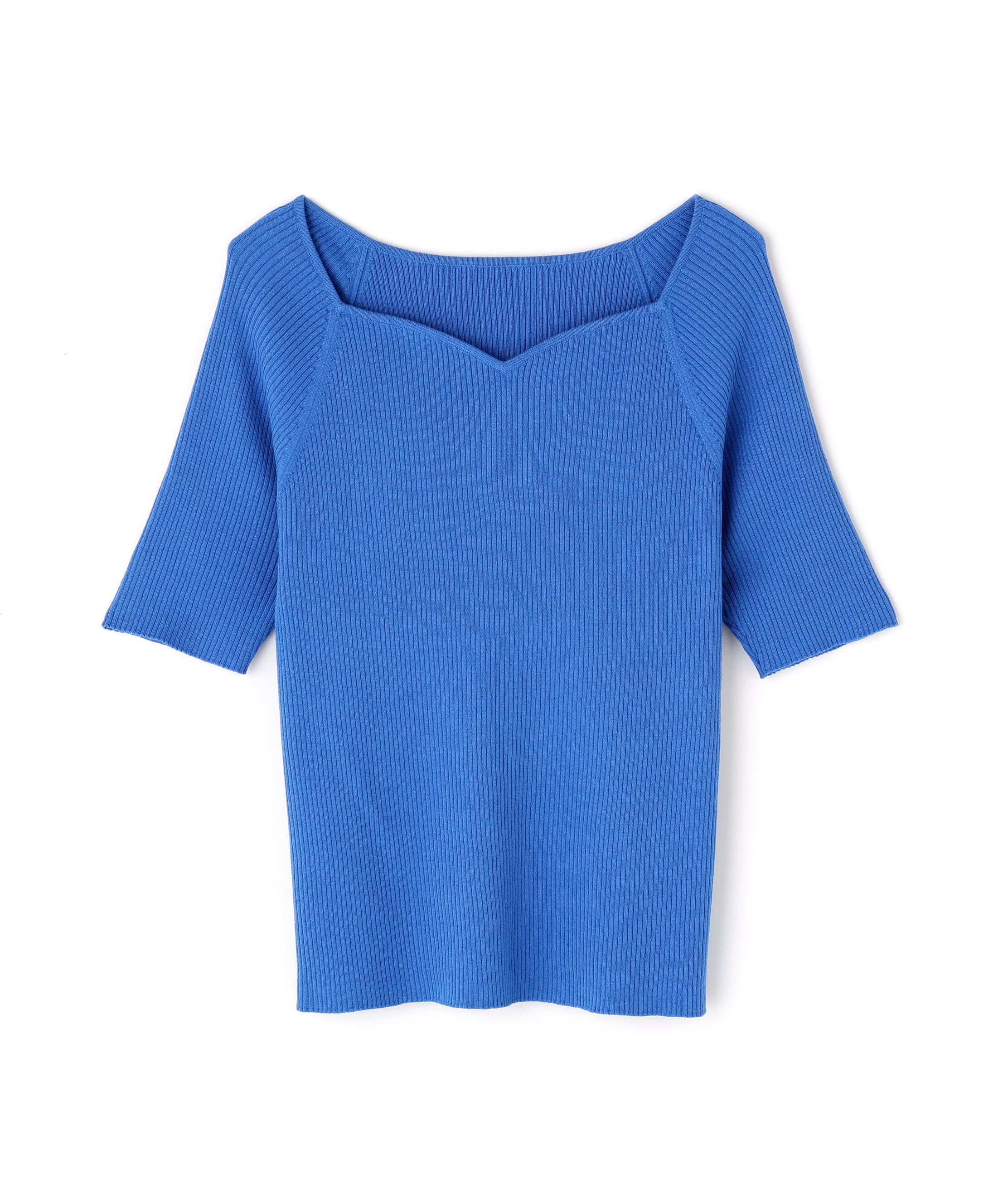  「ラグランハートネックニット」|ニット・セーター|