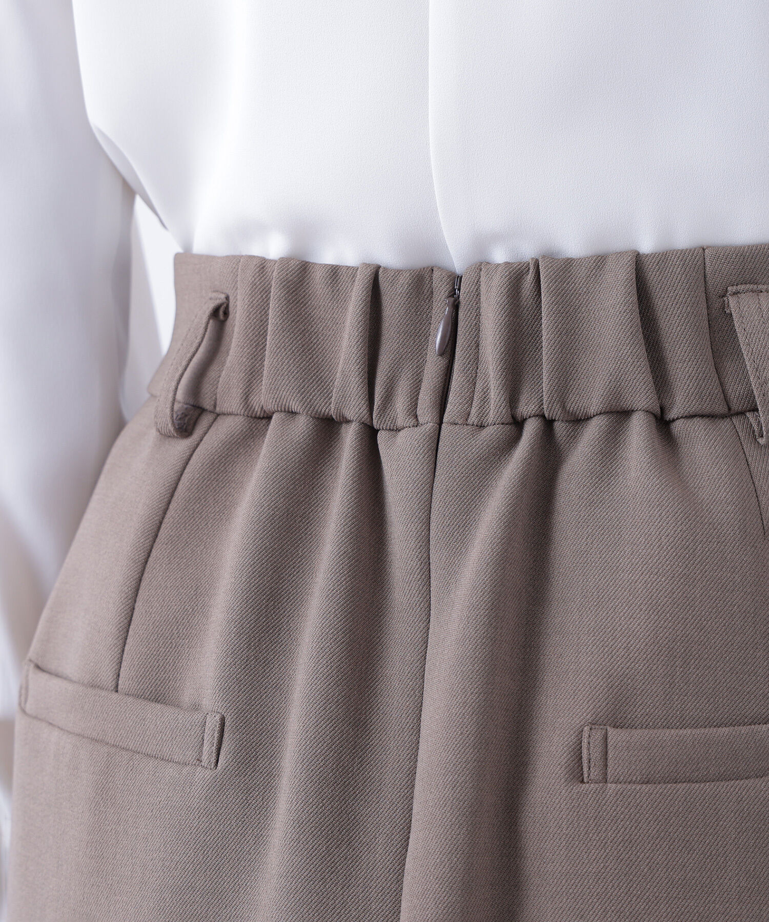  「ベルテッドアウトポケットナロースカート」|スカート|