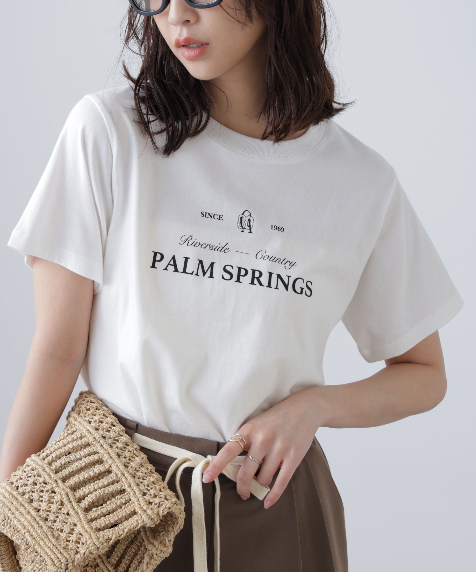  「クラシックロゴプリントTシャツ」|Tシャツ・カットソー|ホワイト