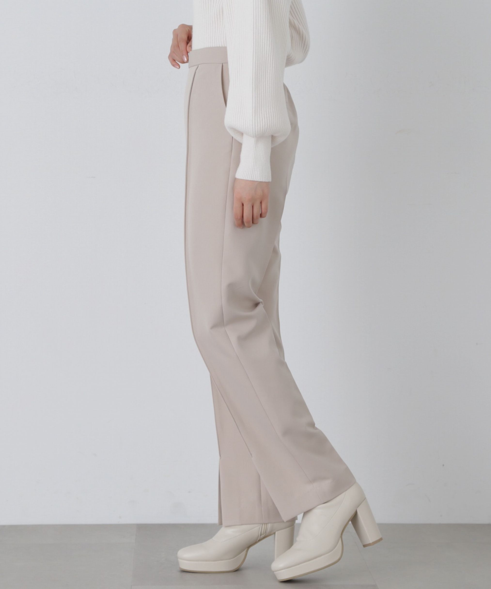 PROPORTION BODY DRESSING「フロントスリットパンツ」|その他|