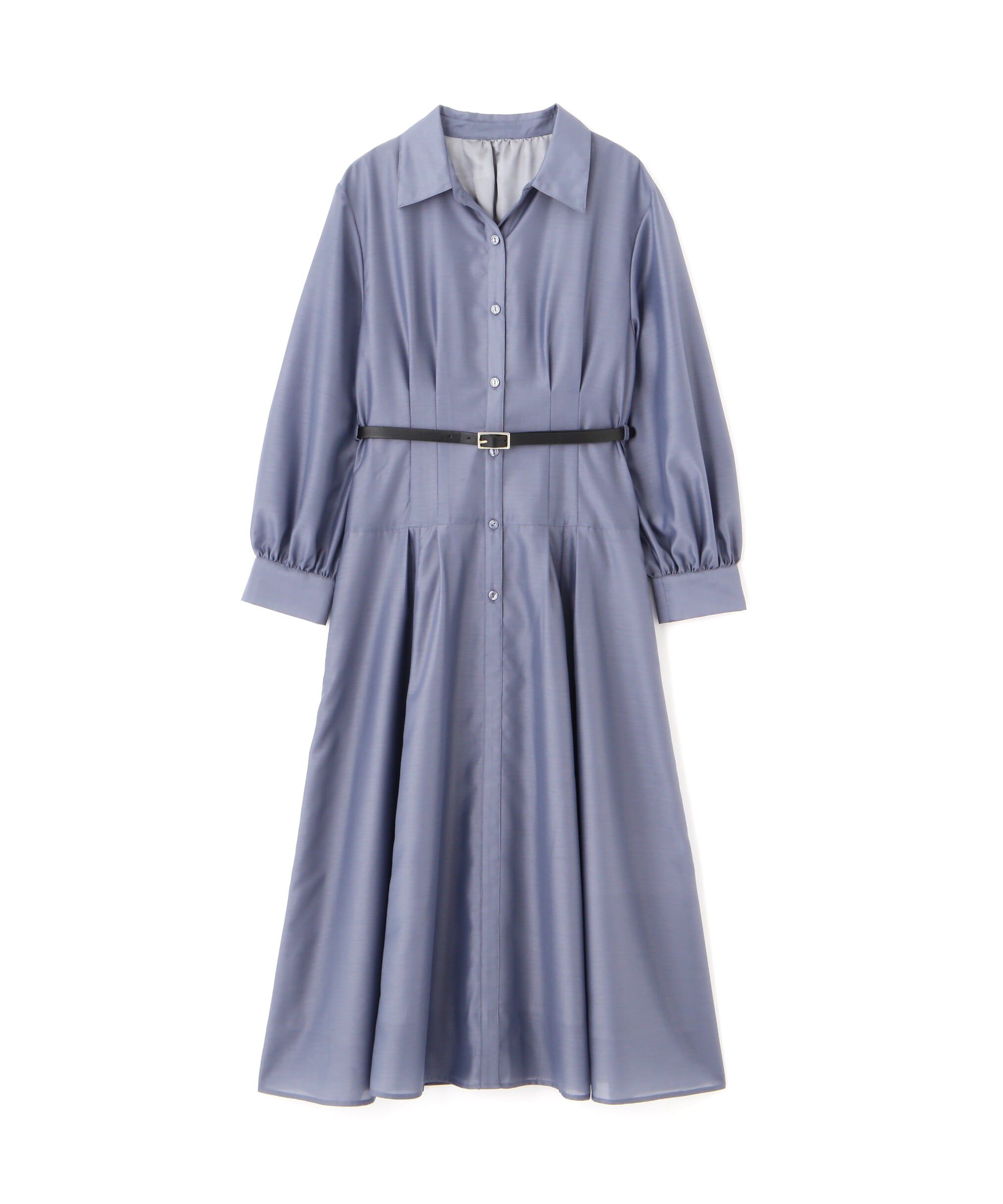 PROPORTION BODY DRESSING「切り替えタックシャツワンピース24AW」|ワンピース|