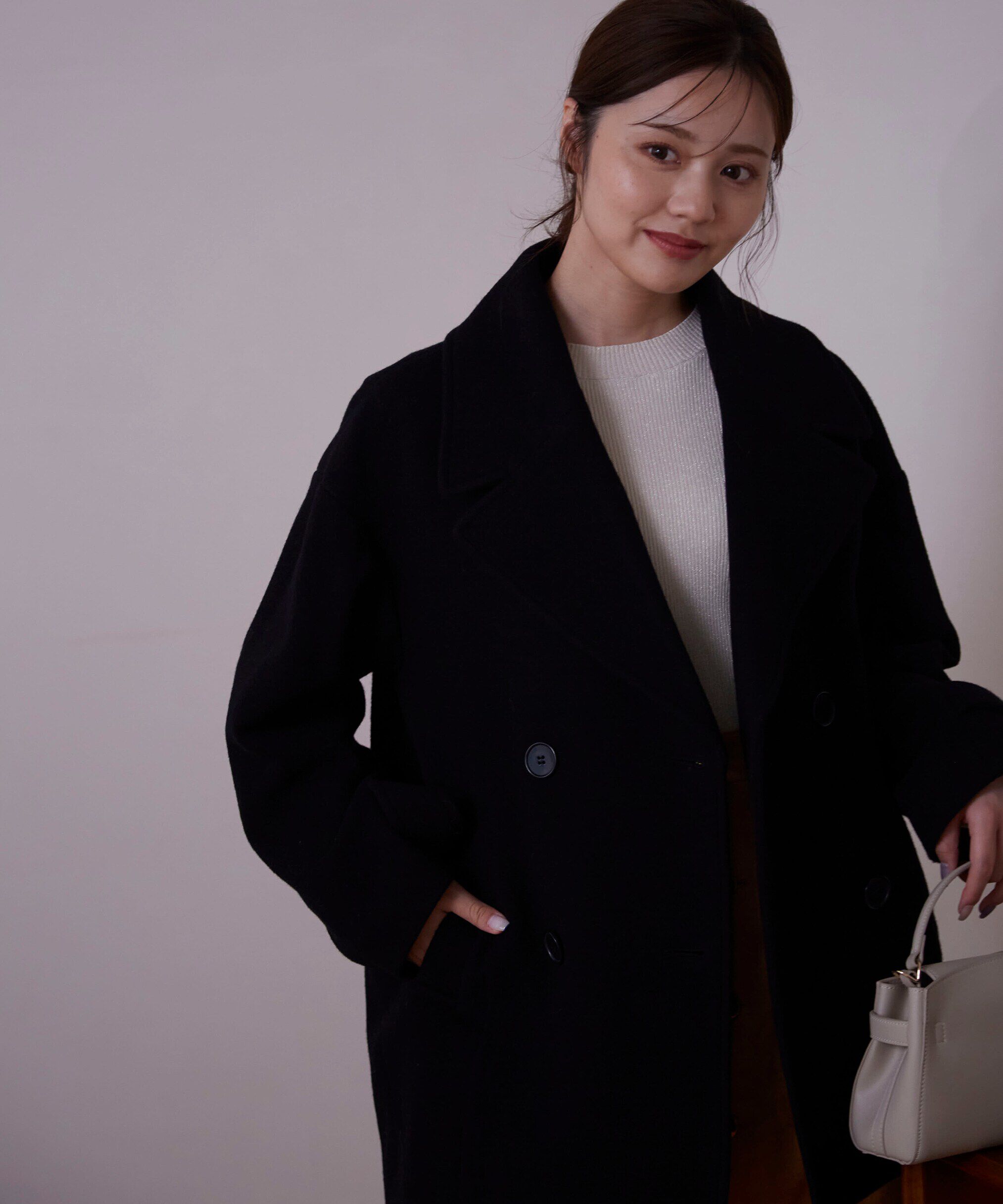 PROPORTION BODY DRESSING「ビッグカラーハーフコート　24AW」|その他|