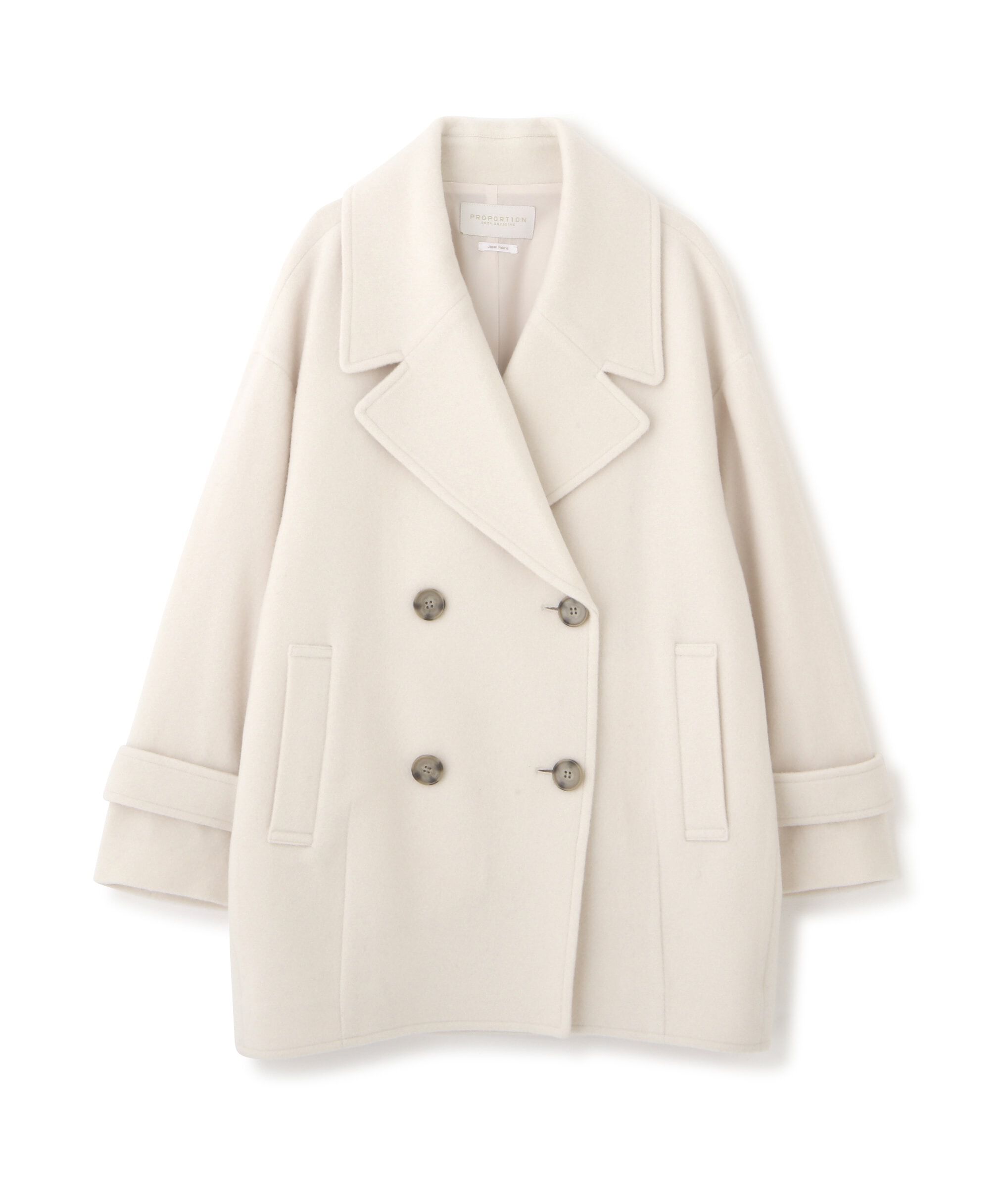 PROPORTION BODY DRESSING「ビッグカラーハーフコート　24AW」|その他|