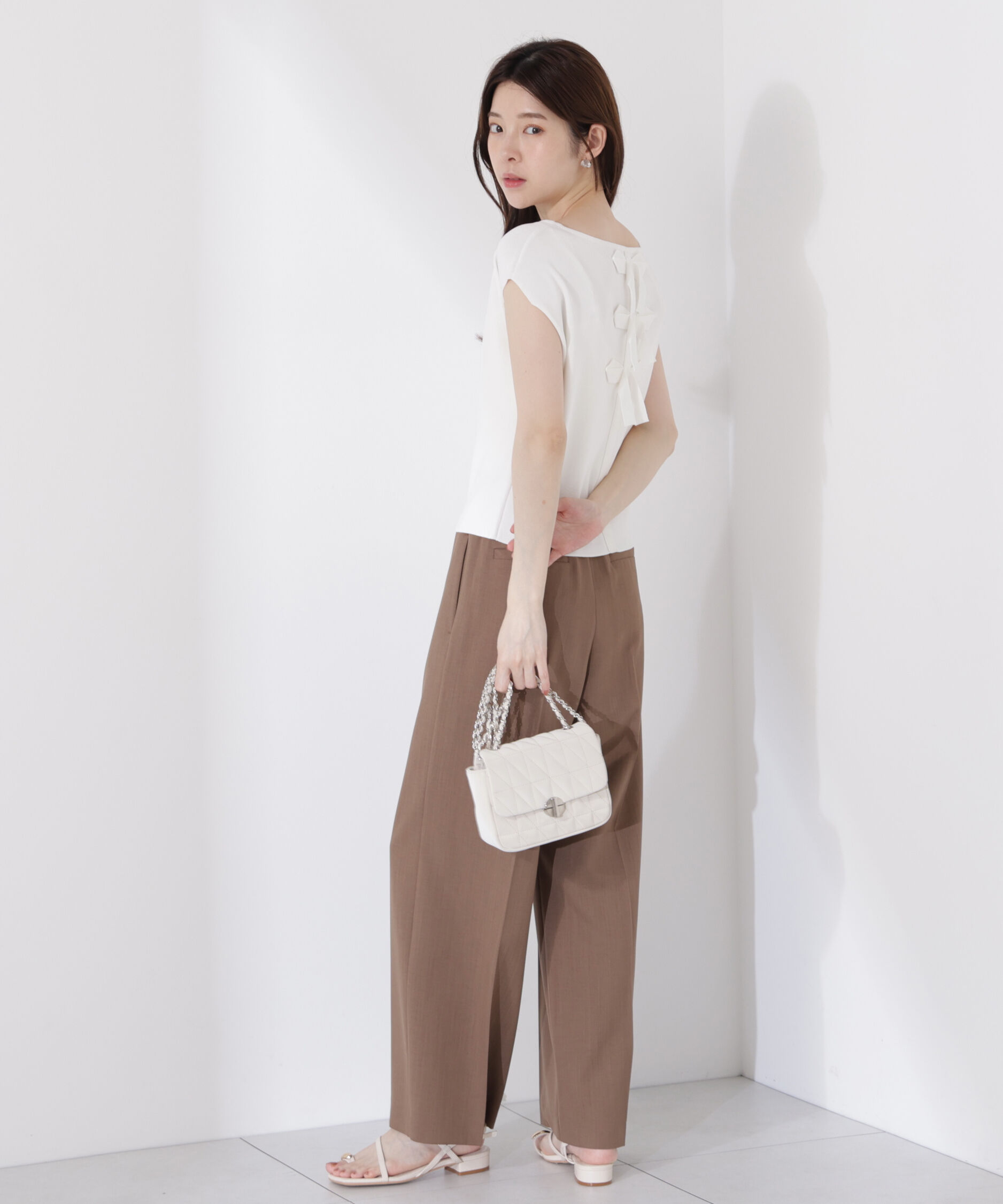 PROPORTION BODY DRESSING「前後2wayリボンニット」|ニット・セーター|