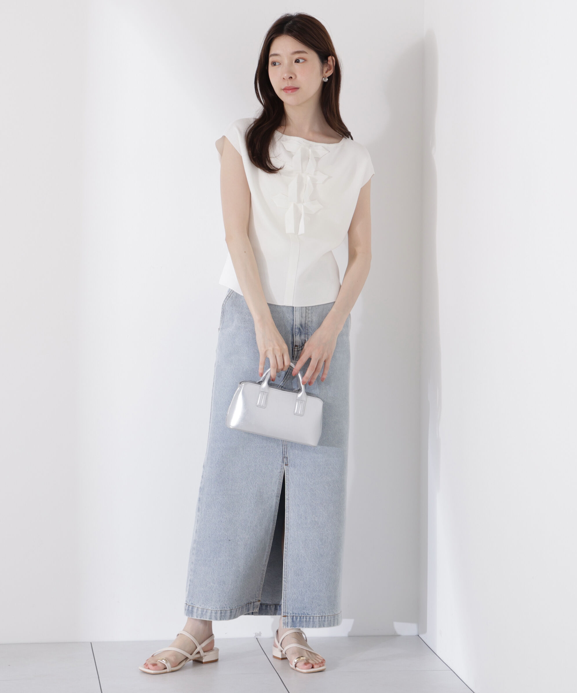 PROPORTION BODY DRESSING「前後2wayリボンニット」|ニット・セーター|