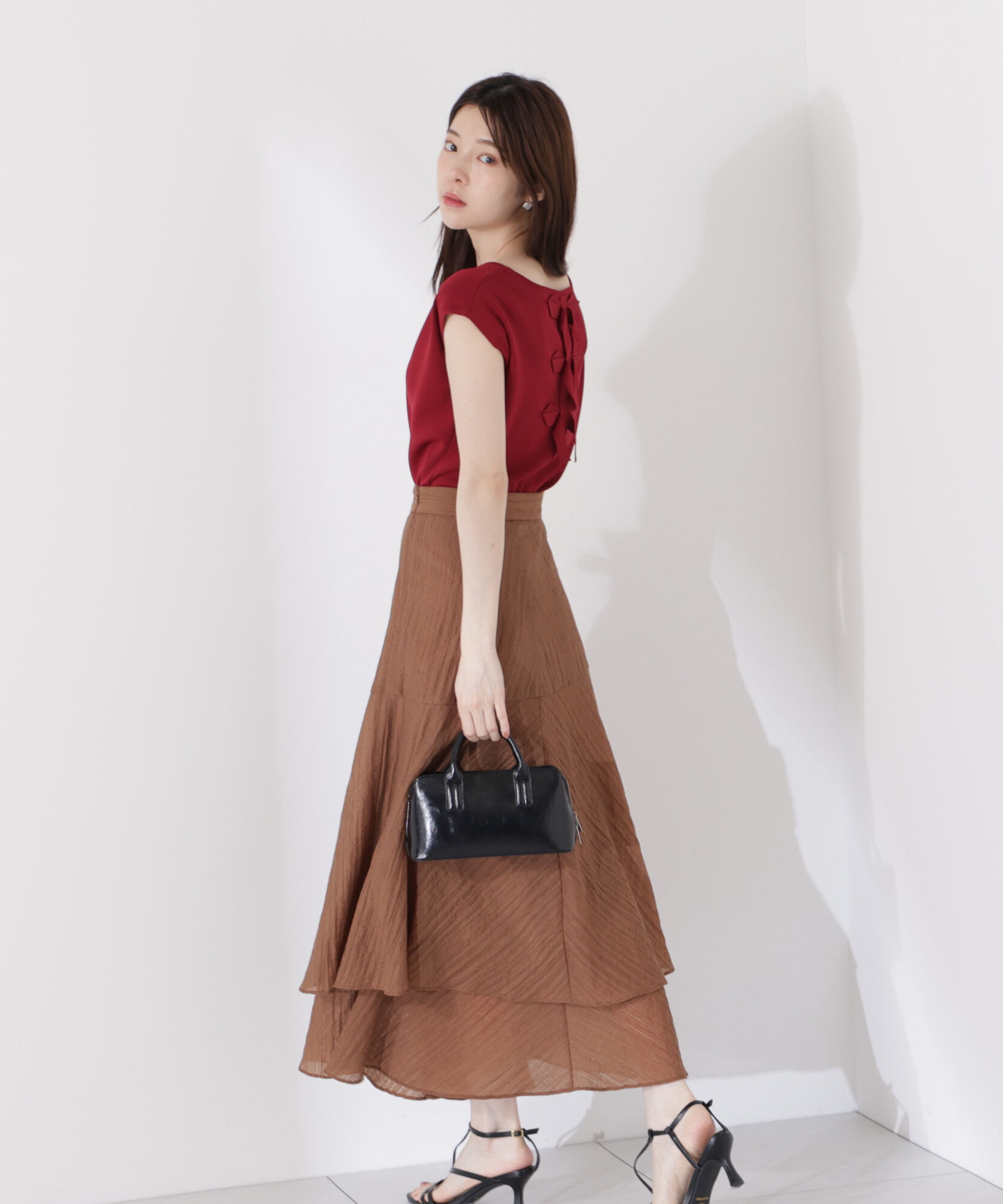 PROPORTION BODY DRESSING「前後2wayリボンニット」|ニット・セーター|