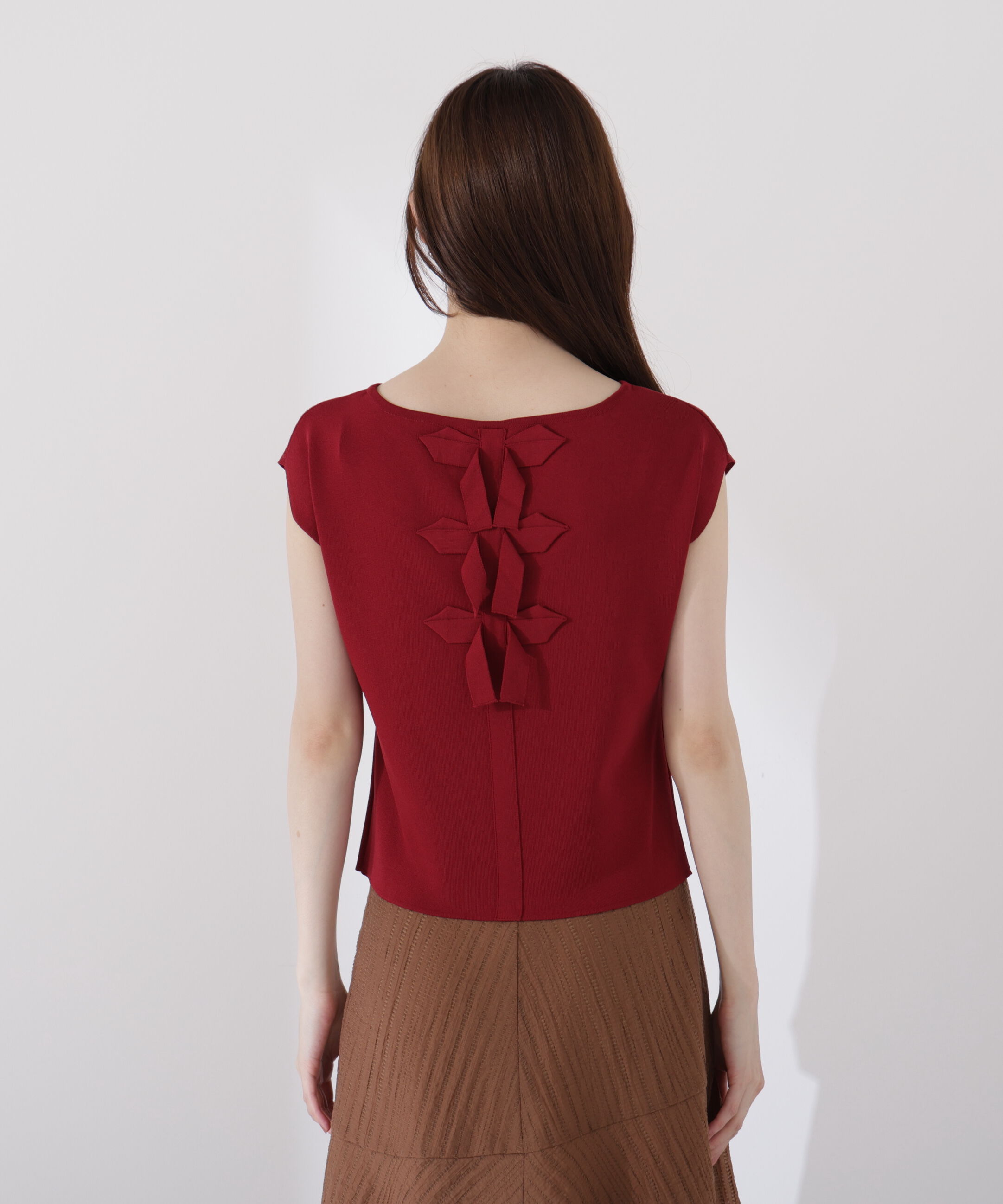 PROPORTION BODY DRESSING「前後2wayリボンニット」|ニット・セーター|