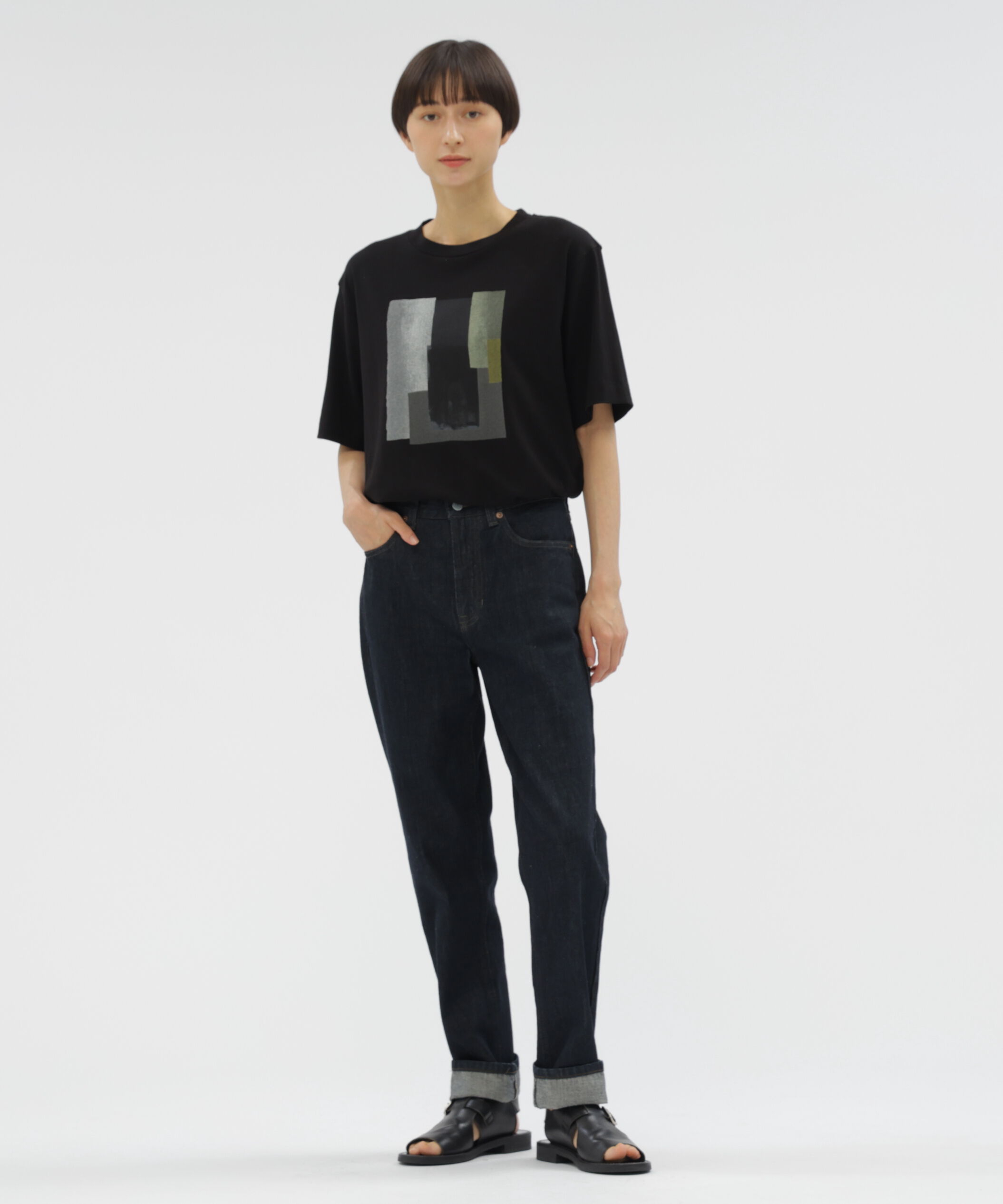  「COLLAGE PRINT COTTON  JERSEY TOP」|Tシャツ・カットソー|