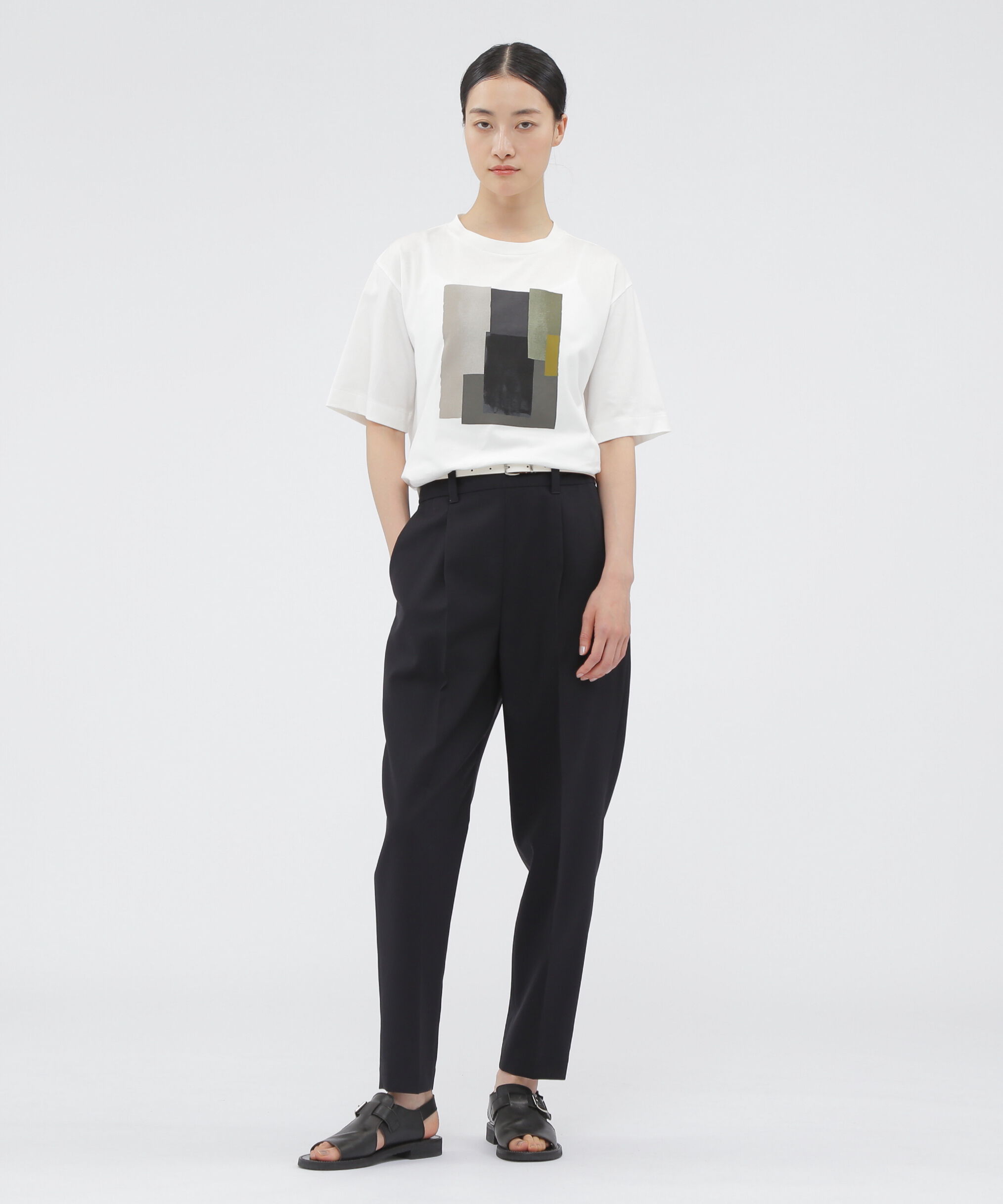  「COLLAGE PRINT COTTON  JERSEY TOP」|Tシャツ・カットソー|