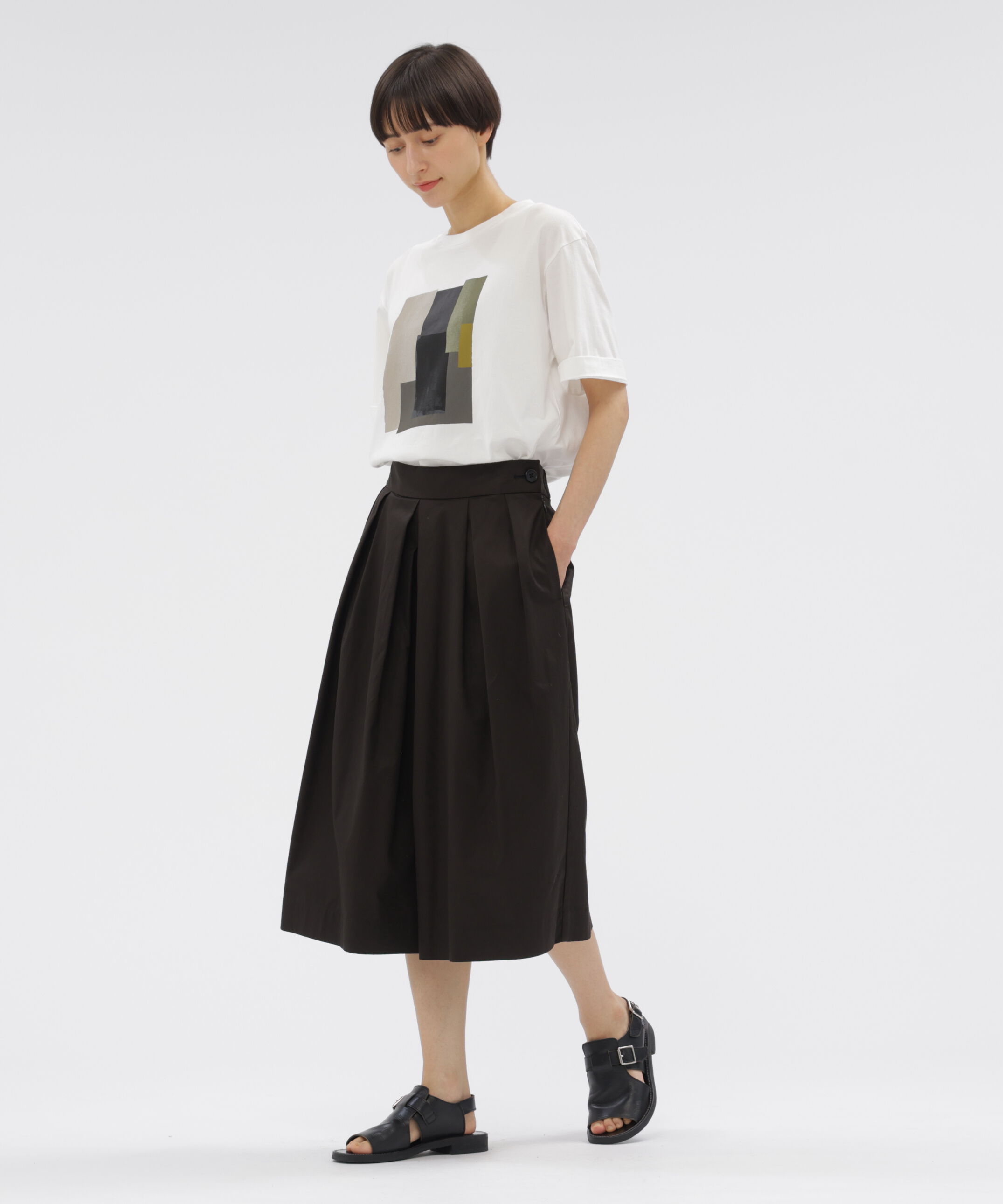  「COLLAGE PRINT COTTON  JERSEY TOP」|Tシャツ・カットソー|