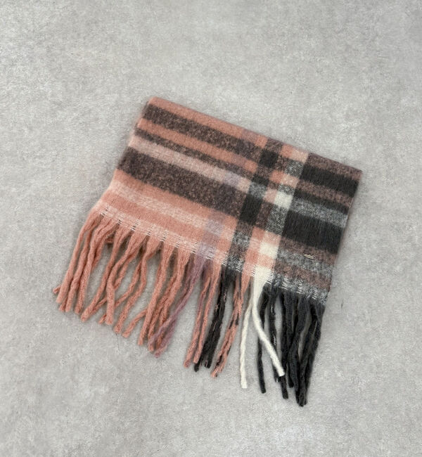 archives「チェックストール」|バンダナ・スカーフ|PINK