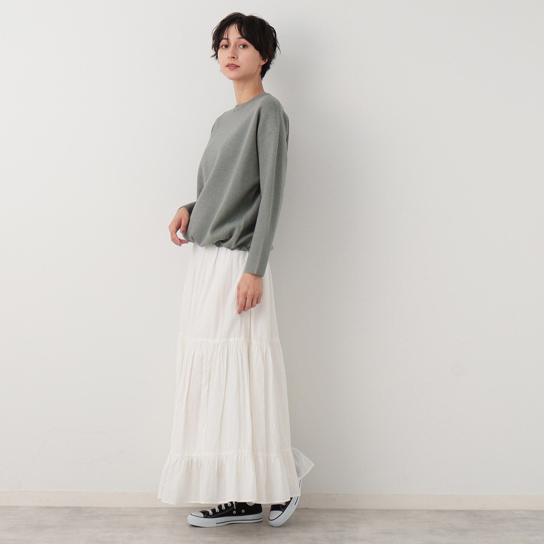 Dessin「【洗える】ドローコード付きニット（XS～L）」|ニット・セーター|