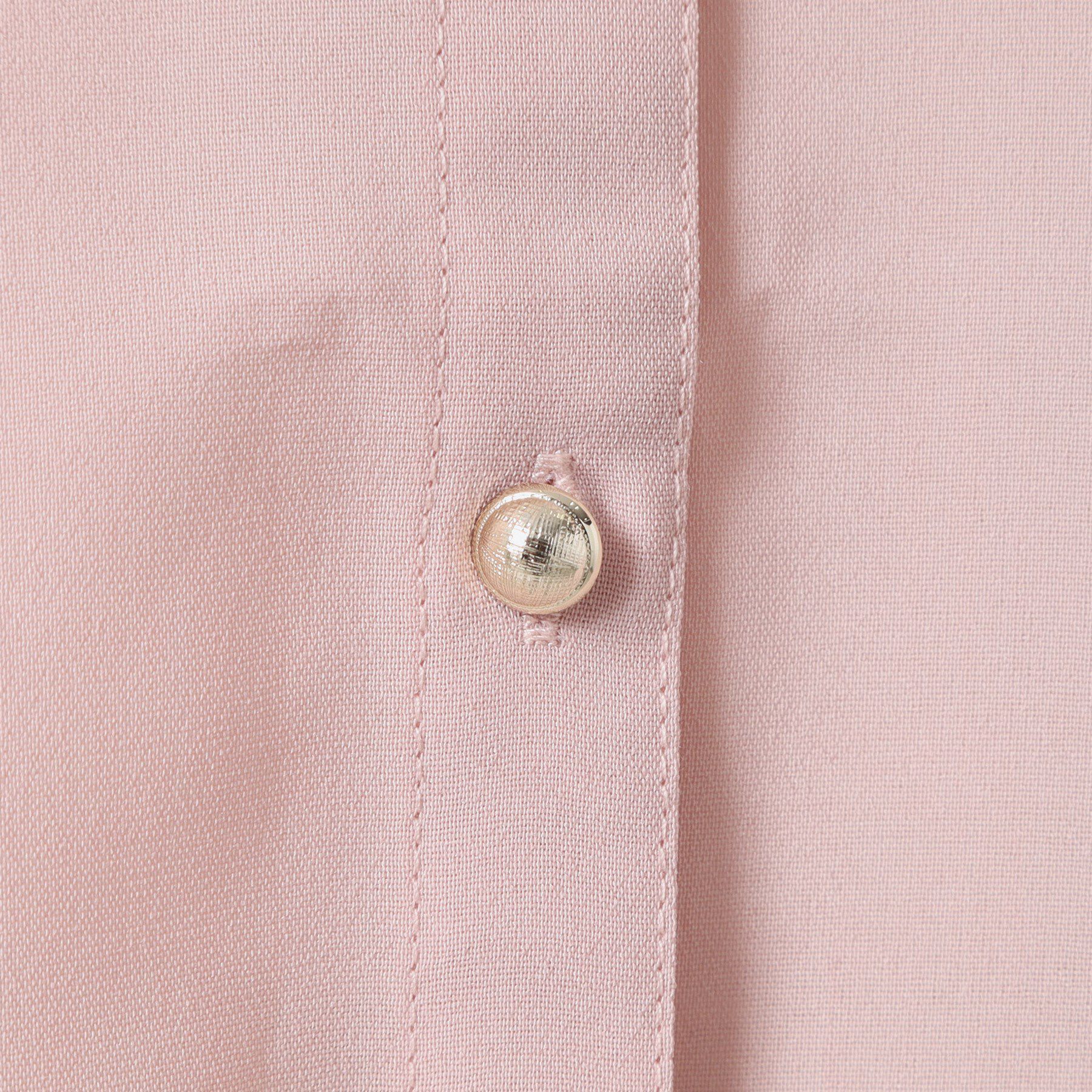 ITS&rsquo;DEMO「【清涼感／手洗い可】麻調前開きブラウス」|シャツ・ブラウス|