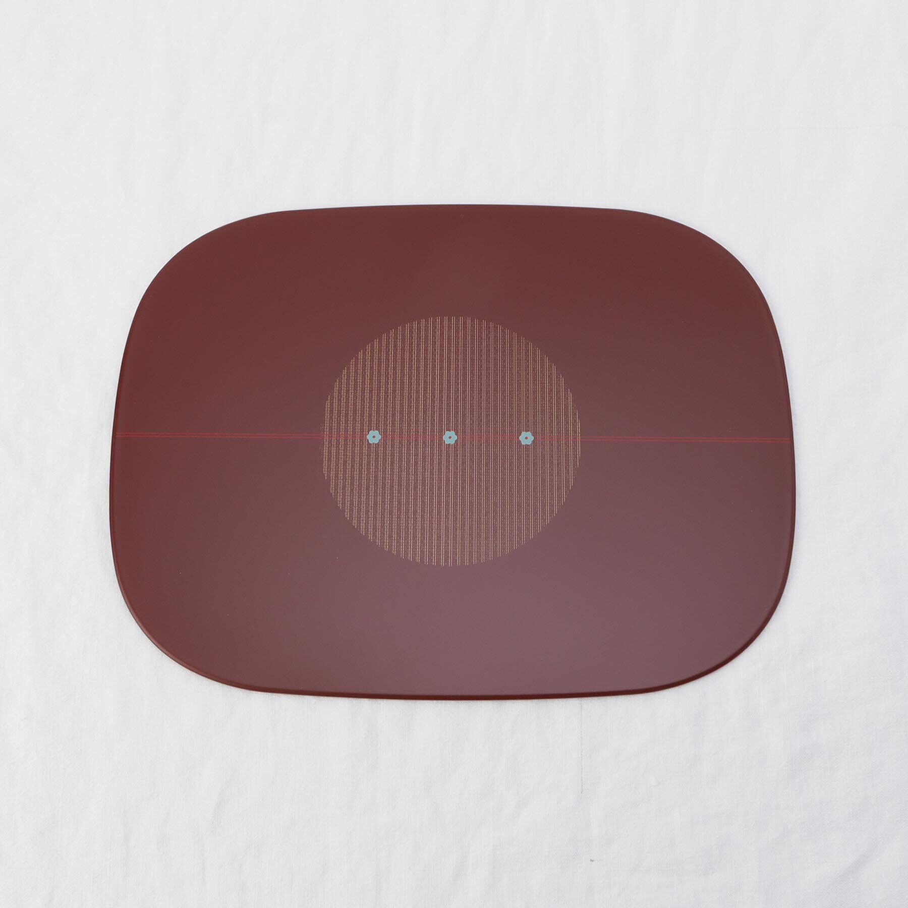 212 KITCHEN STORE「むすび 13.0寸 くつわランチョマット（ノンスリップ) 朱」|食器・キッチングッズ|