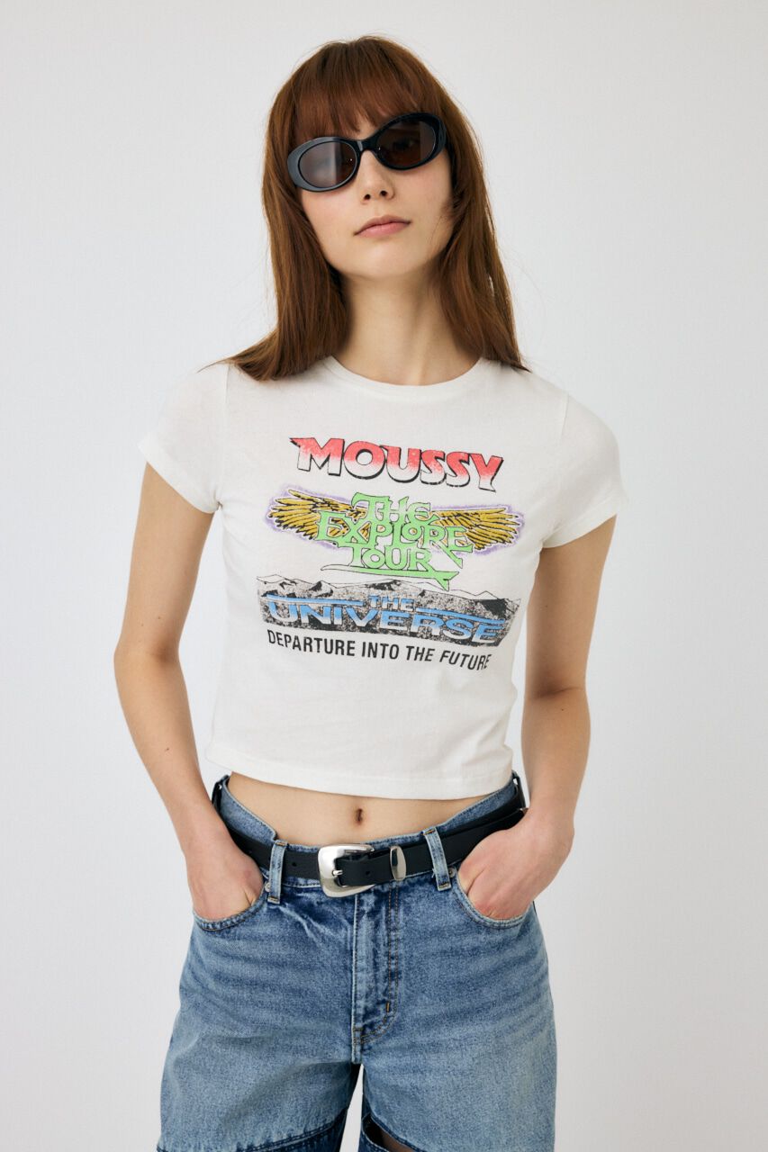 MOUSSY「MOUSSY TOUR 24 Tシャツ」|Tシャツ・カットソー|WHT