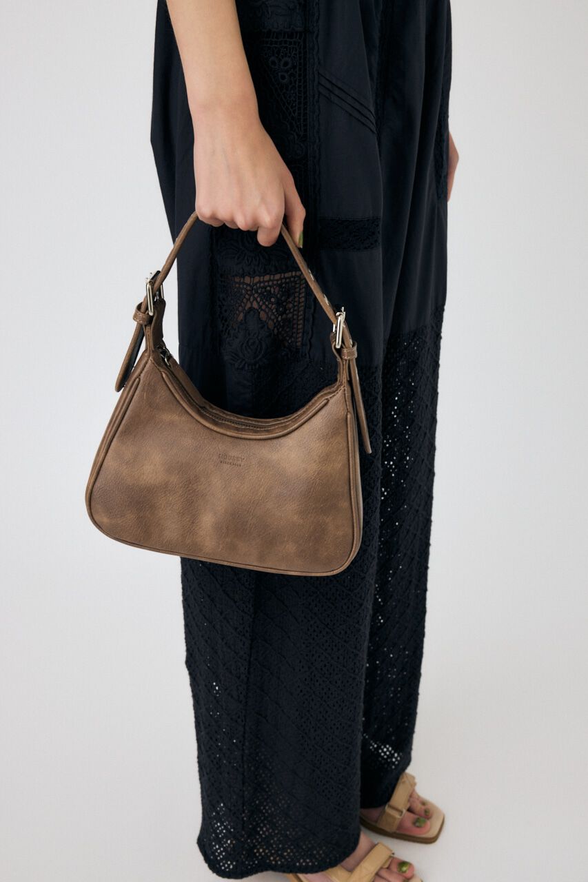 MOUSSY「EYELET ROUND ハンドバッグ」|その他|BRN