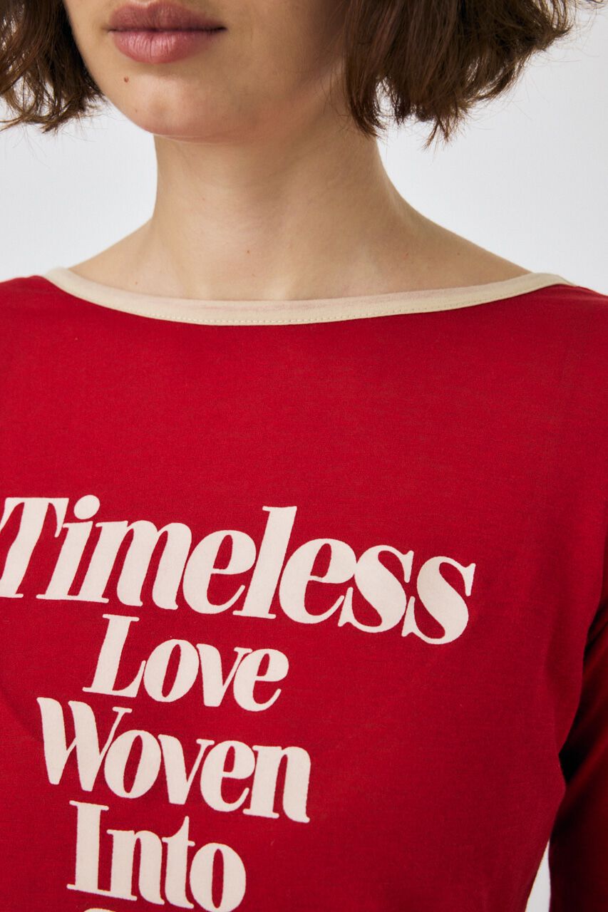 MOUSSY「SHEER LOGO ロングスリーブTシャツ」|Tシャツ・カットソー|