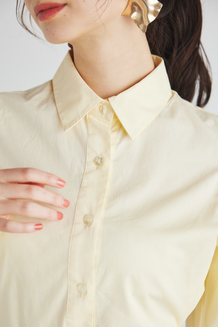 rienda「BackシャーリングフォルムBLS」|シャツ・ブラウス|