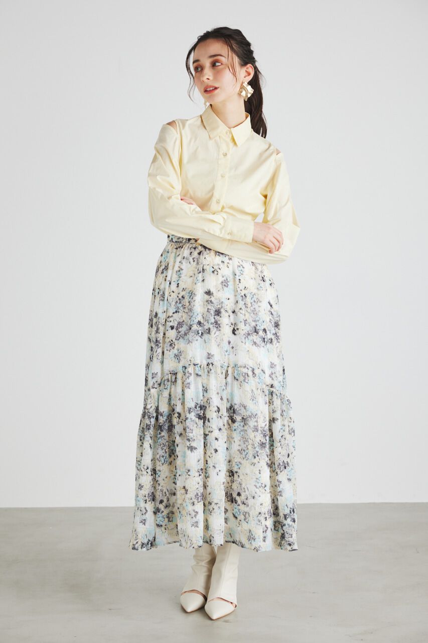 rienda「BackシャーリングフォルムBLS」|シャツ・ブラウス|