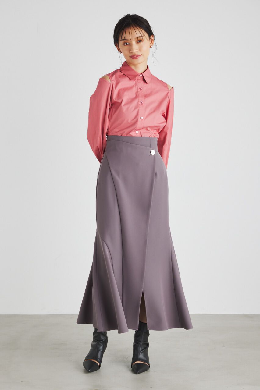 rienda「BackシャーリングフォルムBLS」|シャツ・ブラウス|