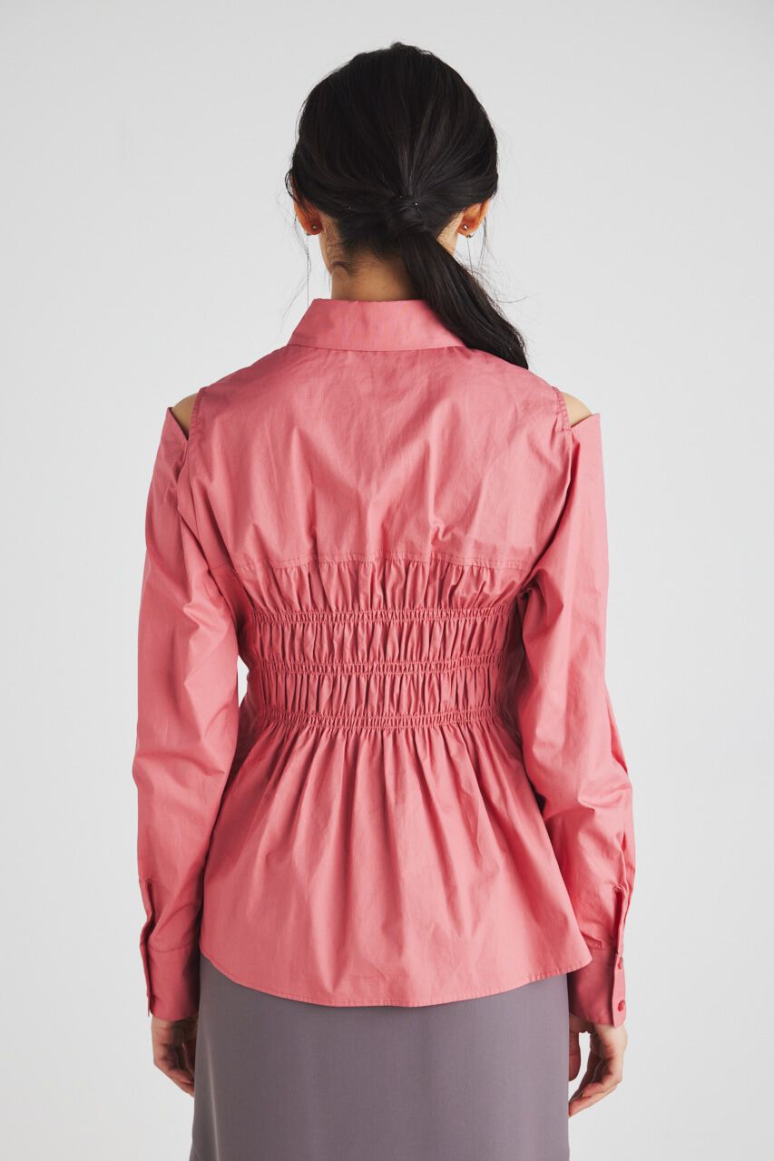 rienda「BackシャーリングフォルムBLS」|シャツ・ブラウス|