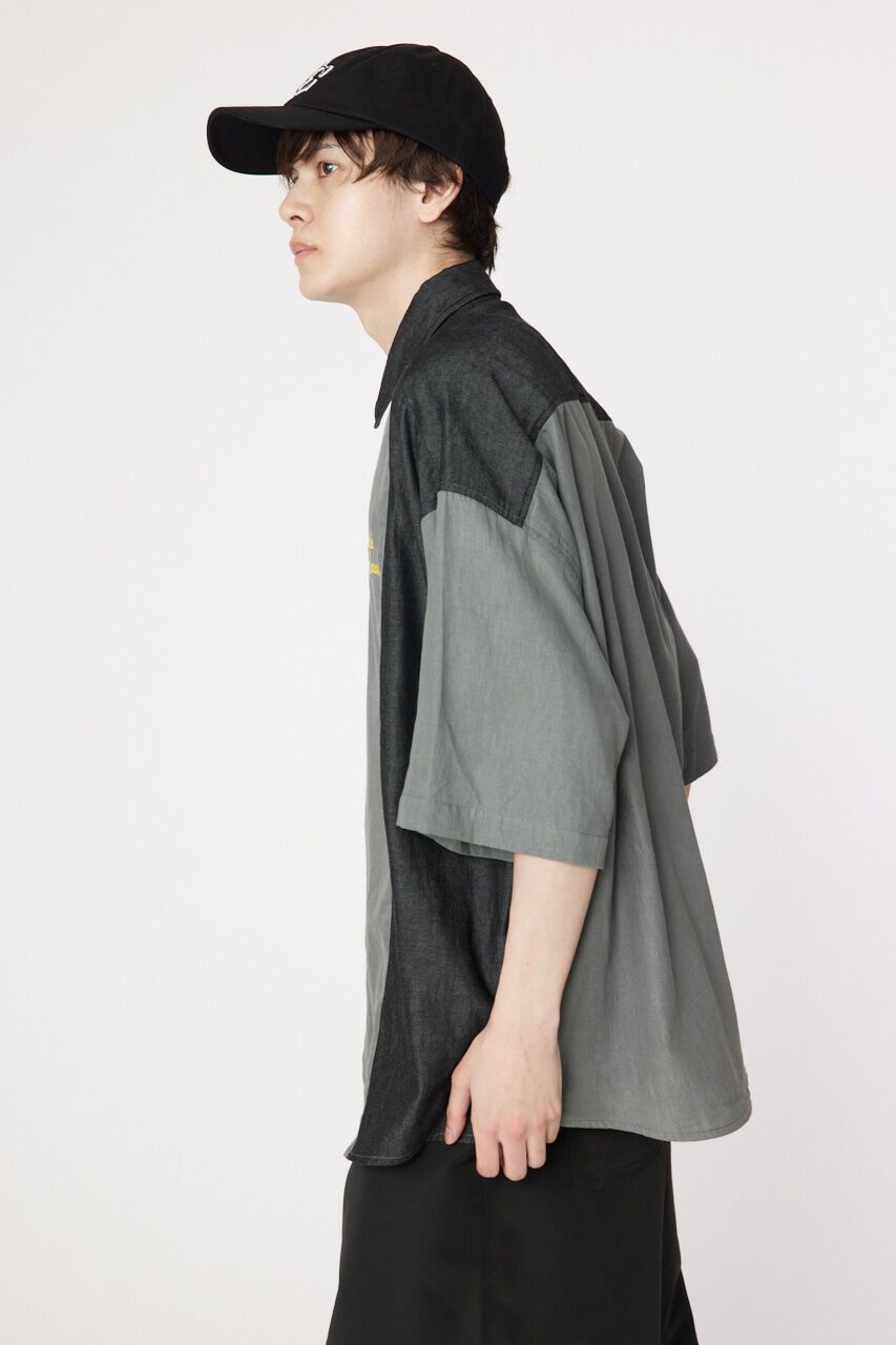 RODEO CROWNS「シャンブレーパネルシャツ」|シャツ・ブラウス|