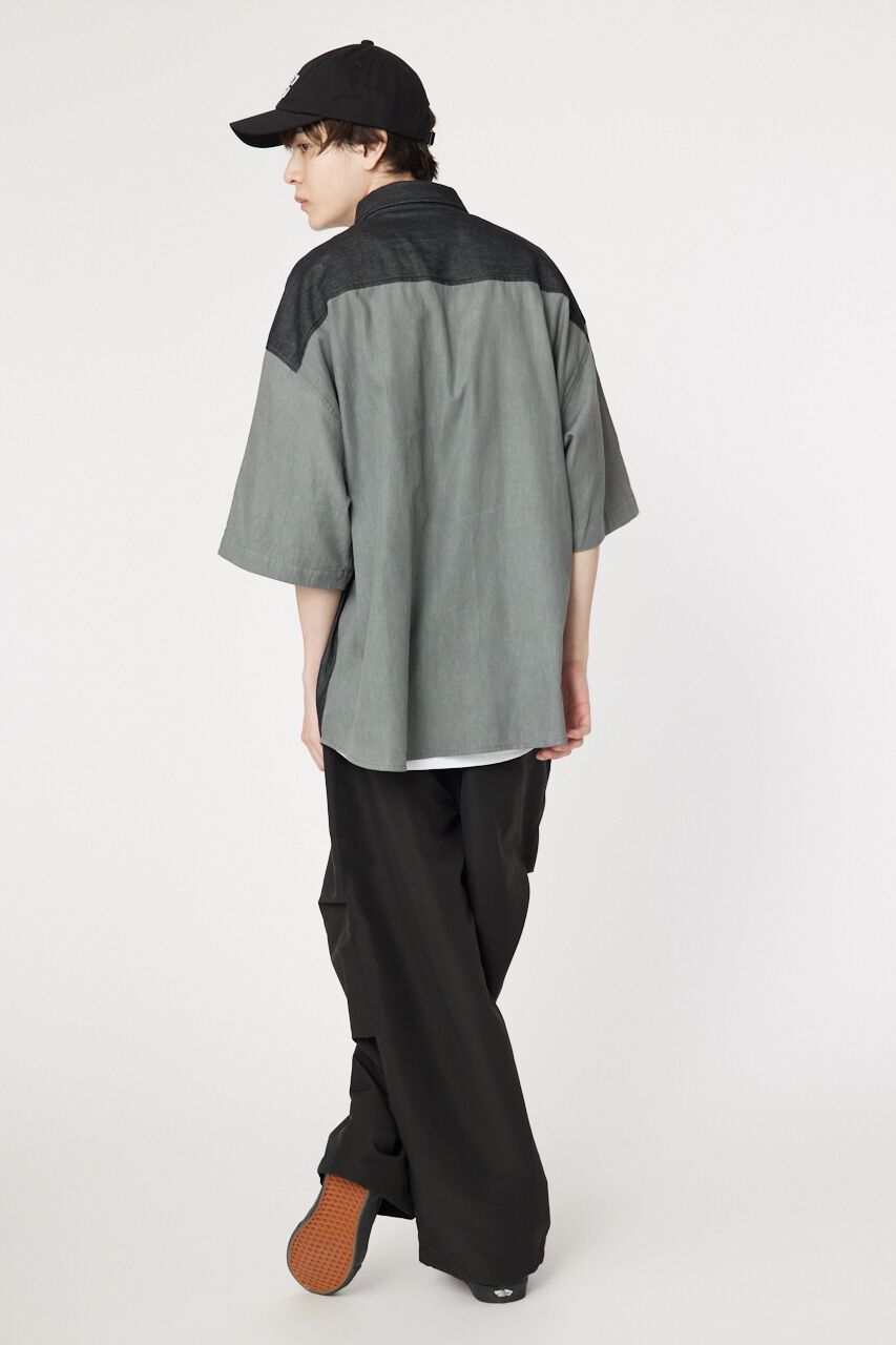 RODEO CROWNS「シャンブレーパネルシャツ」|シャツ・ブラウス|