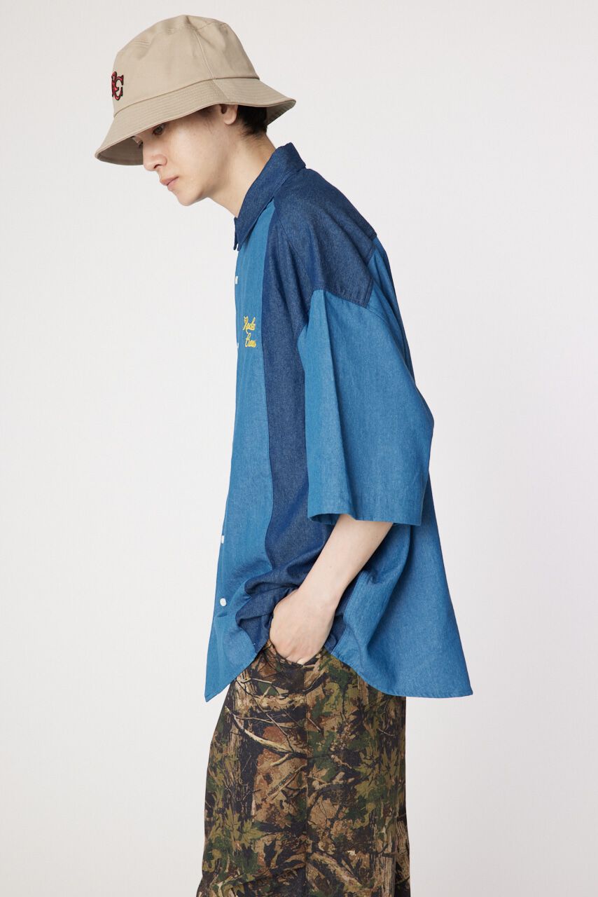 RODEO CROWNS「シャンブレーパネルシャツ」|シャツ・ブラウス|