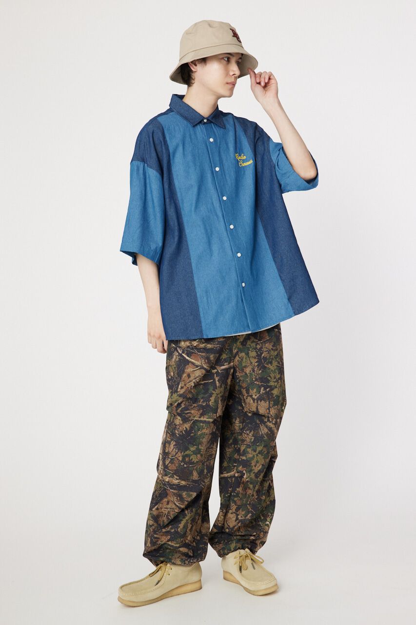 RODEO CROWNS「シャンブレーパネルシャツ」|シャツ・ブラウス|