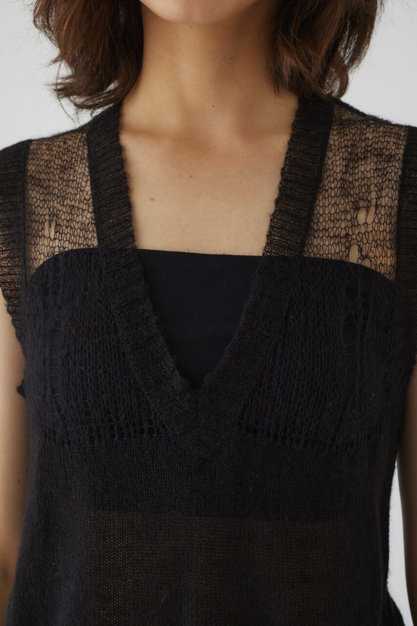RIM.ARK 「Mohair mix minimum knit vest」|ニット・セーター|