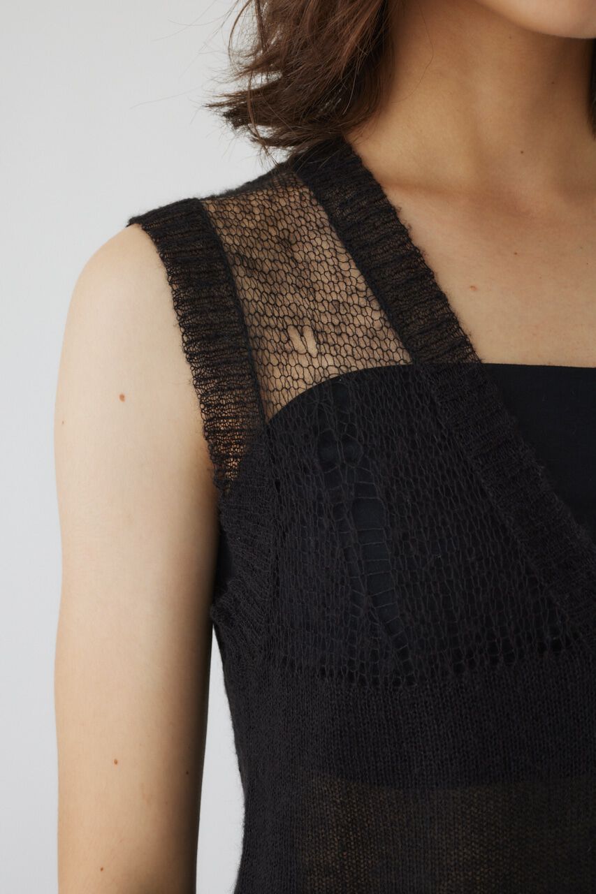 RIM.ARK 「Mohair mix minimum knit vest」|ニット・セーター|