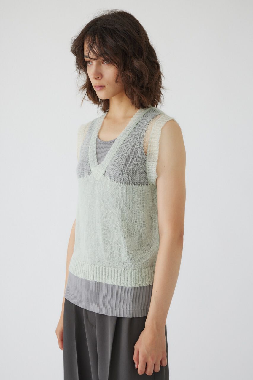 RIM.ARK 「Mohair mix minimum knit vest」|ニット・セーター|