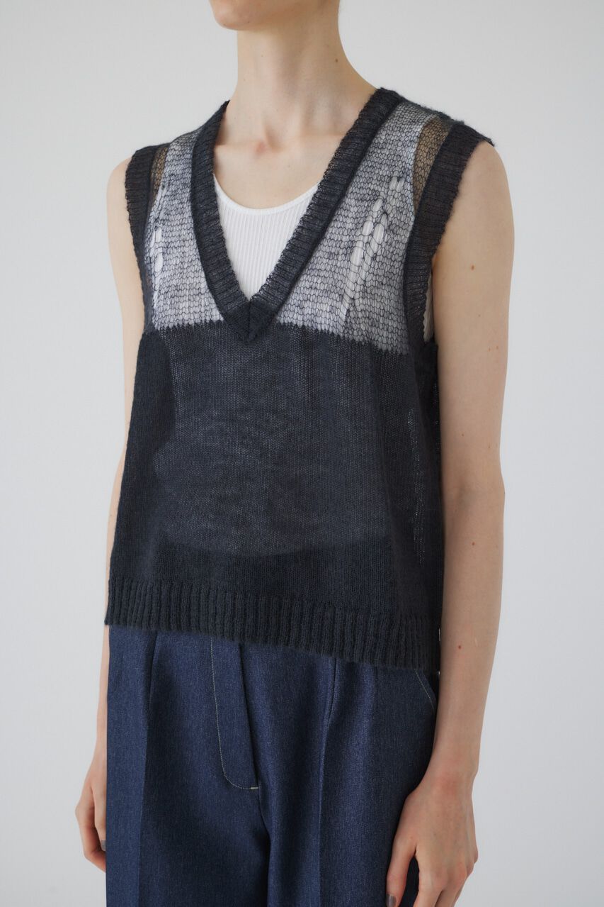 RIM.ARK 「Mohair mix minimum knit vest」|ニット・セーター|