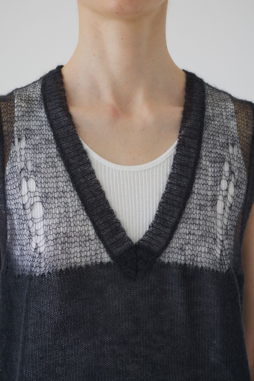 RIM.ARK 「Mohair mix minimum knit vest」|ニット・セーター|