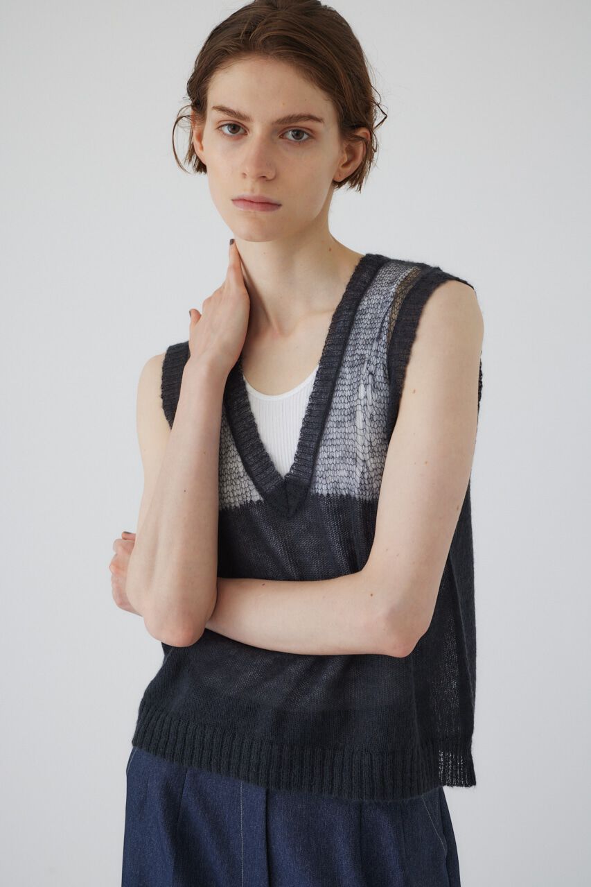RIM.ARK 「Mohair mix minimum knit vest」|ニット・セーター|