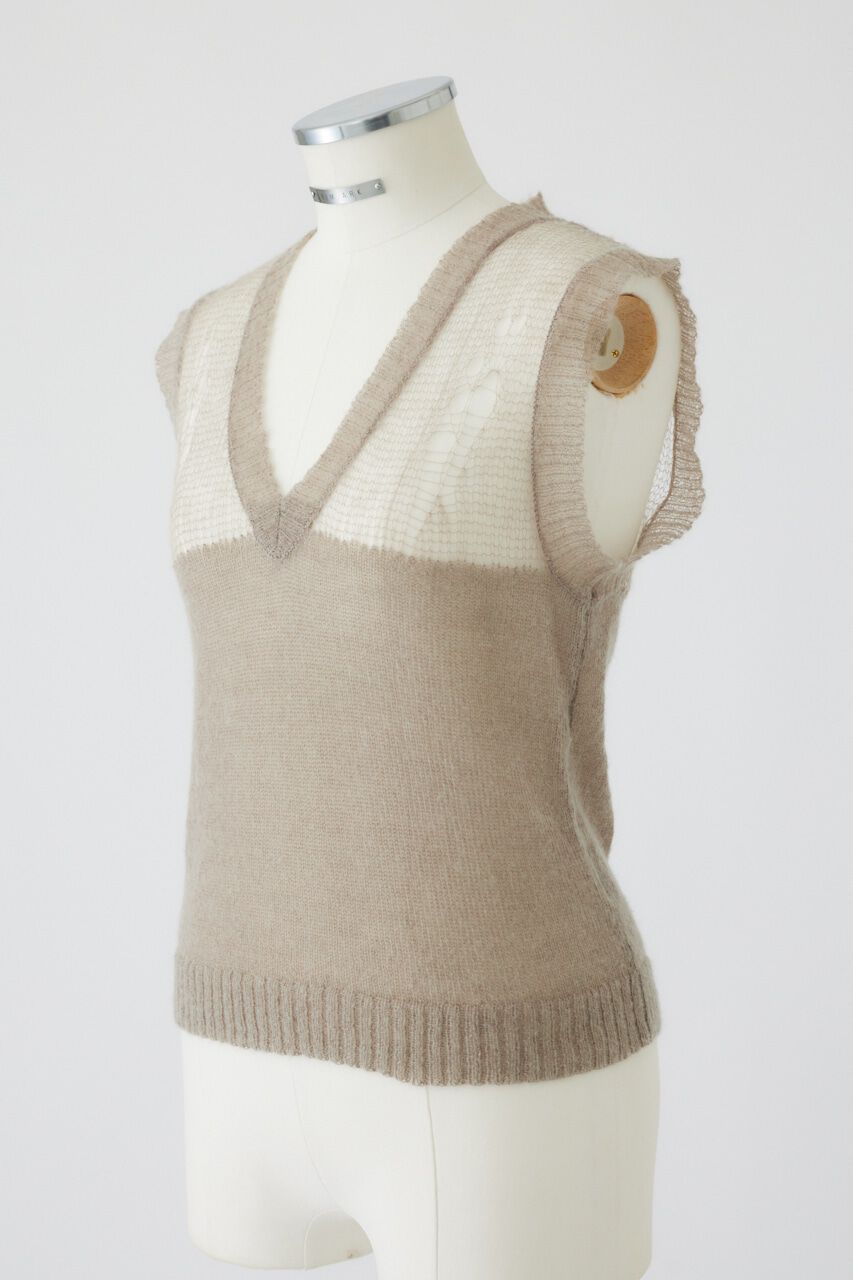 RIM.ARK 「Mohair mix minimum knit vest」|ニット・セーター|