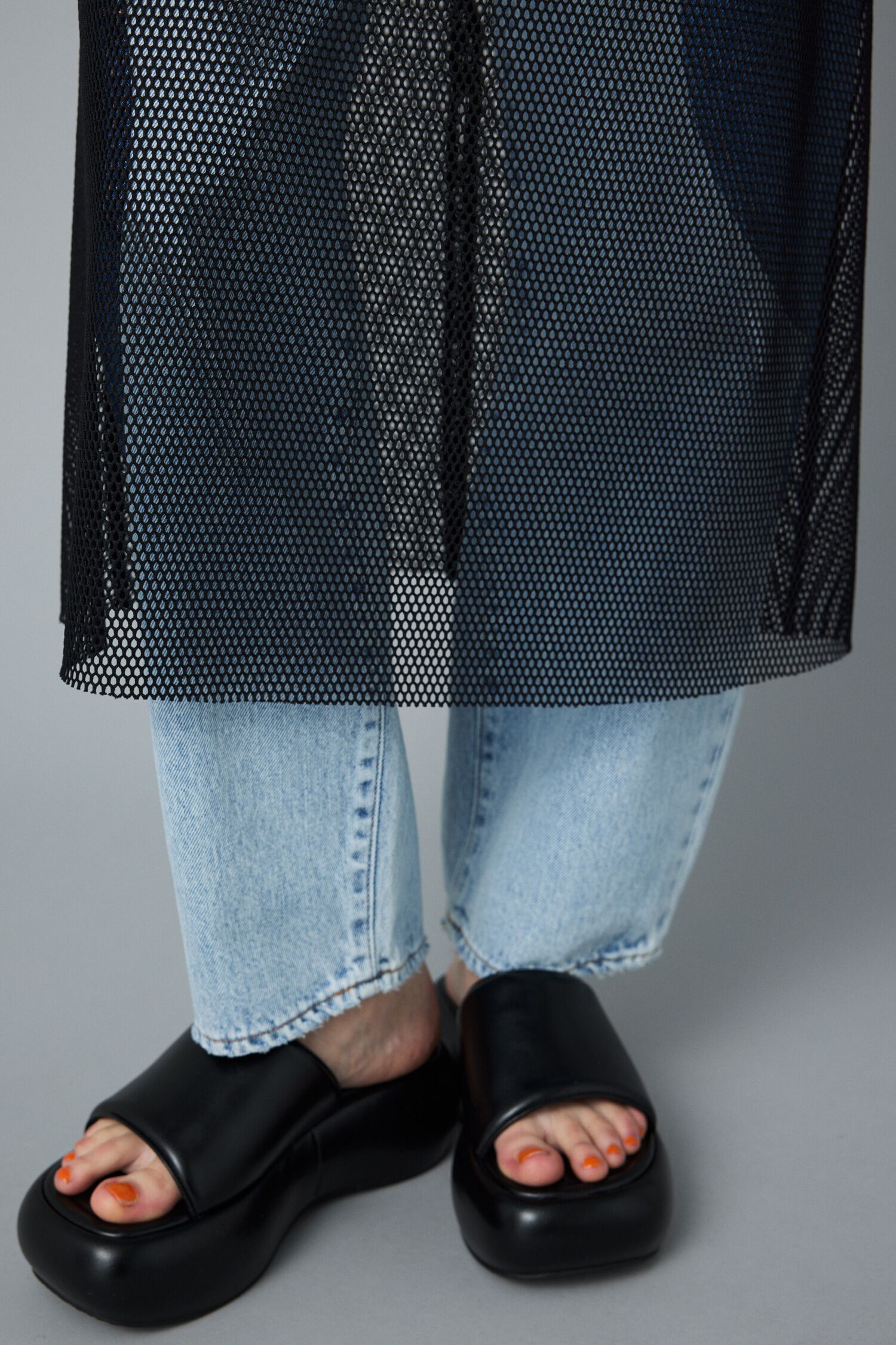 HeRIN.CYE「Mesh skirt」|スカート|