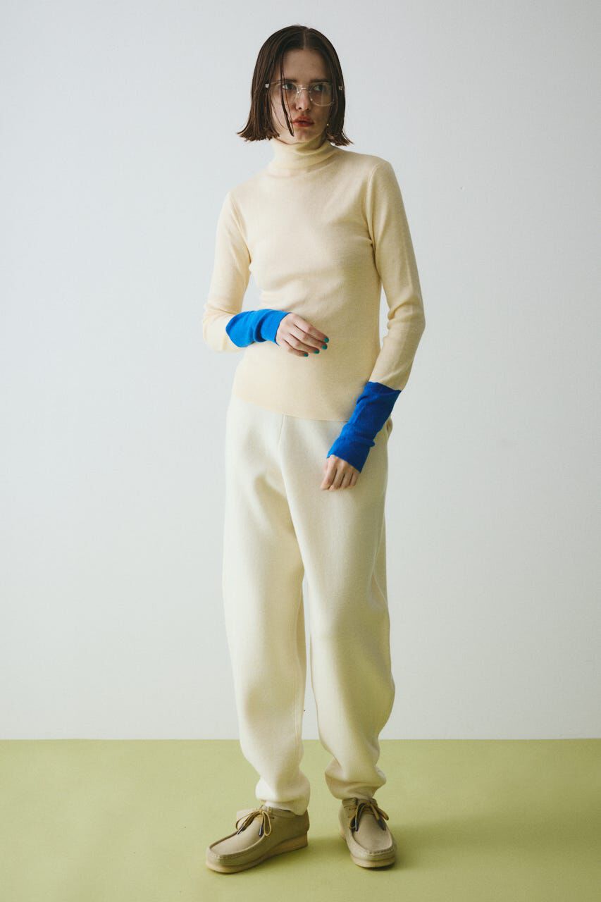 HeRIN.CYE「Cocoon knit pants」|その他|O/WHT1