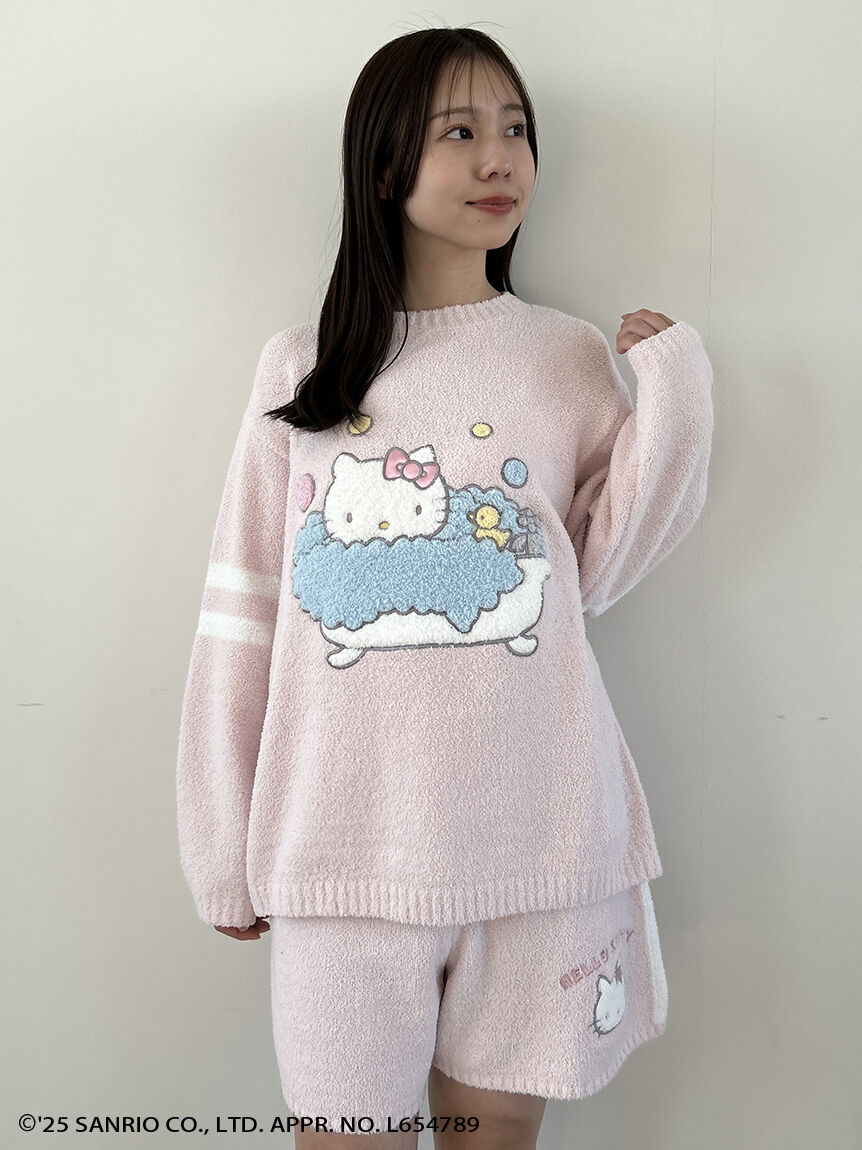 SNIDEL HOME「【WEB限定カラーあり】【HELLO KITTY】ニットプルオーバー」|ルームウェア|