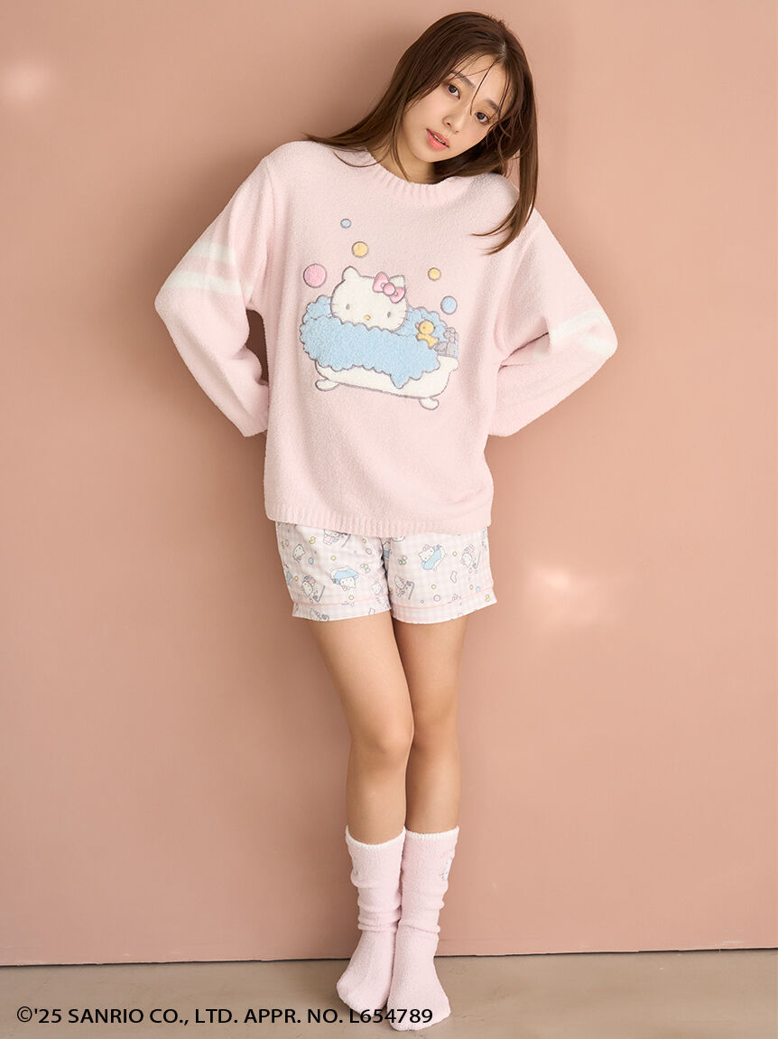 SNIDEL HOME「【WEB限定カラーあり】【HELLO KITTY】ニットプルオーバー」|ルームウェア|