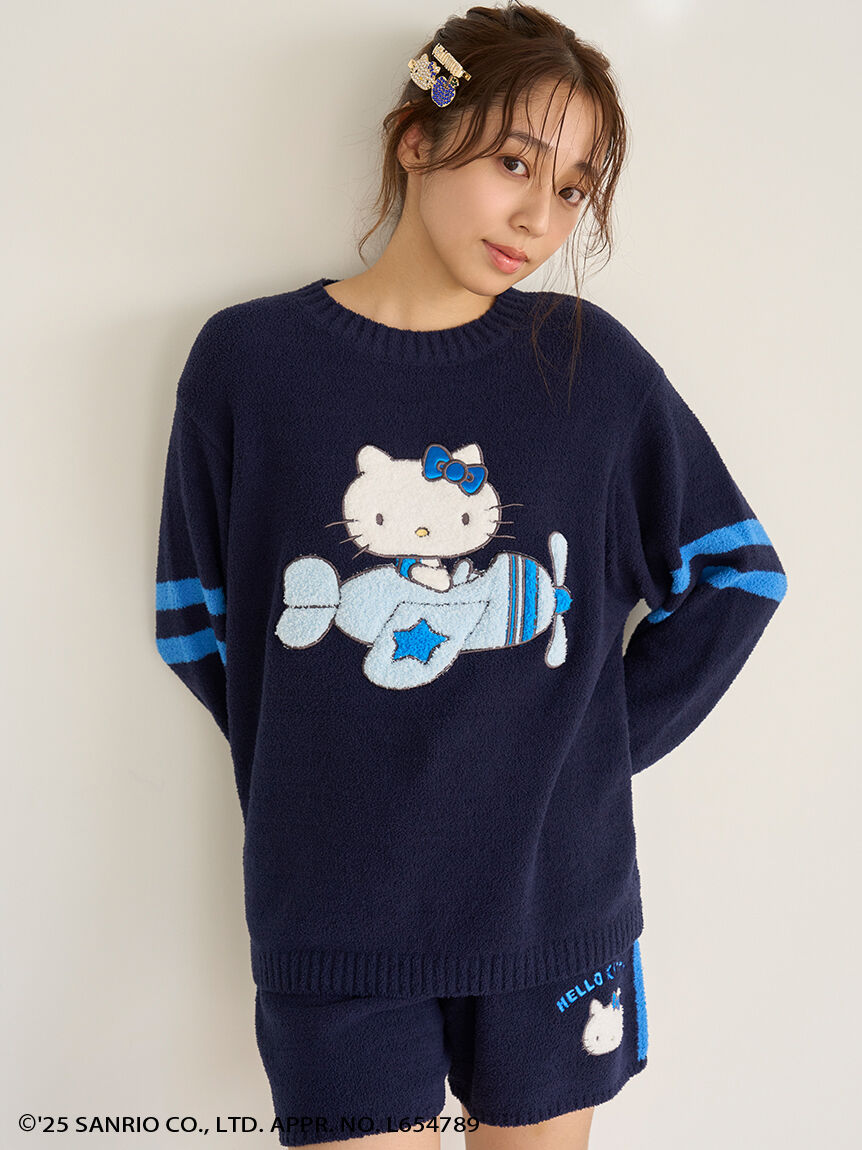 SNIDEL HOME「【WEB限定カラーあり】【HELLO KITTY】ニットプルオーバー」|ルームウェア|