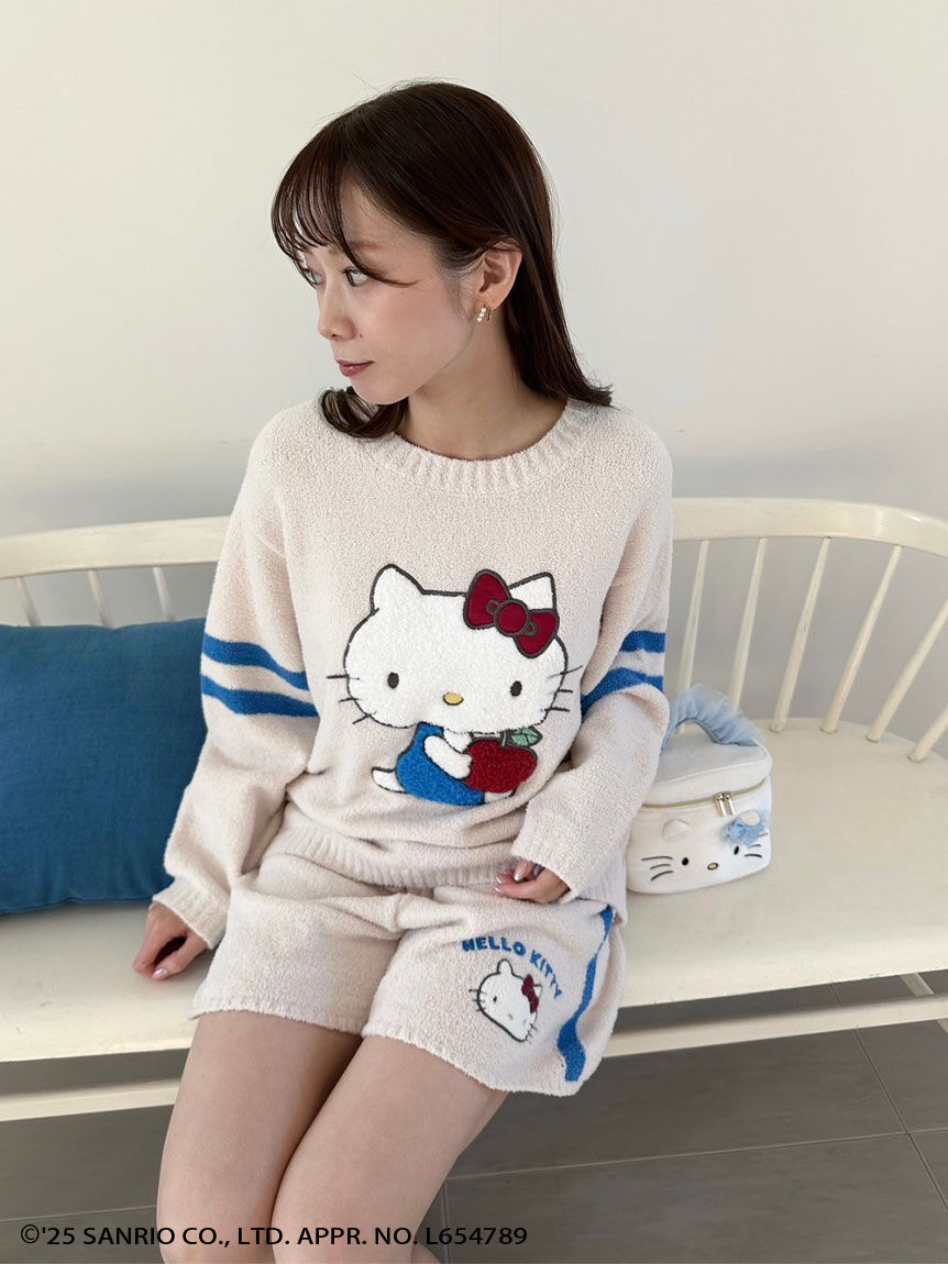 SNIDEL HOME「【WEB限定カラーあり】【HELLO KITTY】ニットプルオーバー」|ルームウェア|