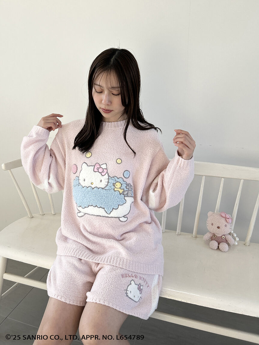 SNIDEL HOME「【WEB限定カラーあり】【HELLO KITTY】ニットプルオーバー」|ルームウェア|