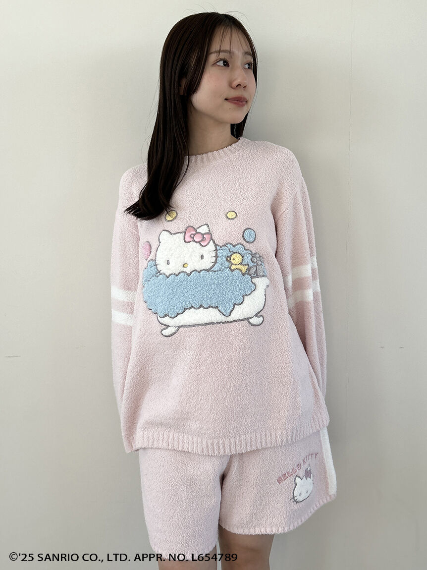 SNIDEL HOME「【WEB限定カラーあり】【HELLO KITTY】ニットプルオーバー」|ルームウェア|