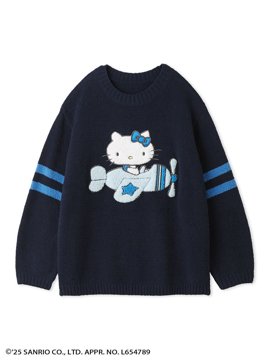 SNIDEL HOME「【WEB限定カラーあり】【HELLO KITTY】ニットプルオーバー」|ルームウェア|NVY