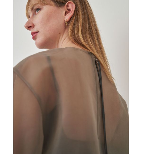 ELENDEEK「MESH BONDING CROPPED TOP」|シャツ・ブラウス|