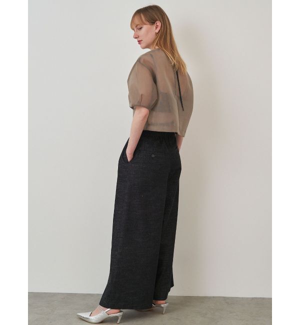 ELENDEEK「MESH BONDING CROPPED TOP」|シャツ・ブラウス|