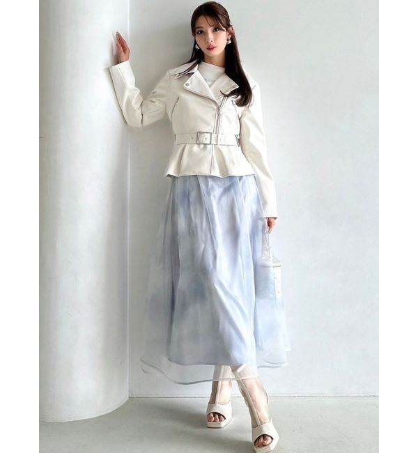 RESEXXY「ペプラムライダースジャケット」|ライダースジャケット|